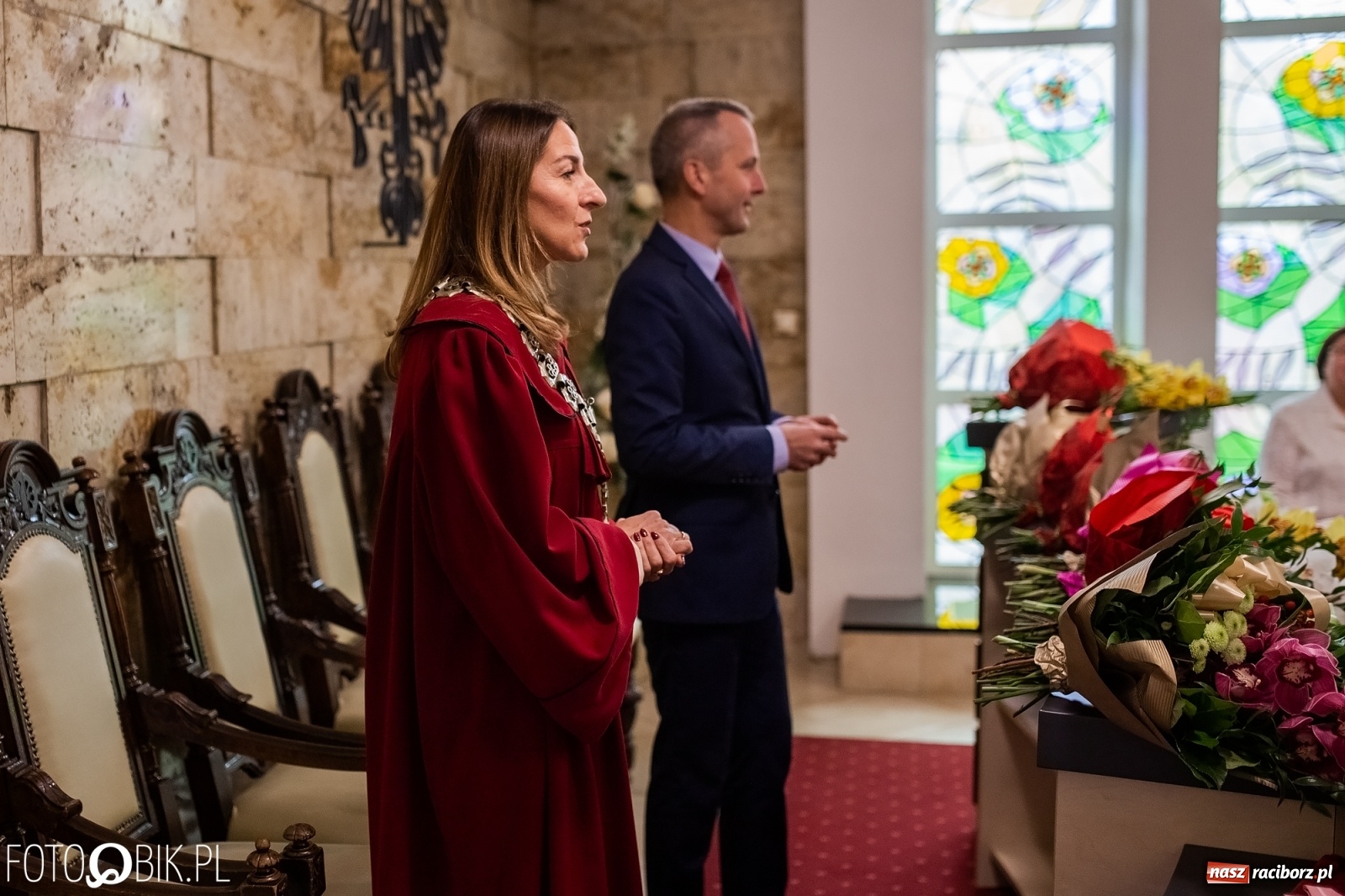 Zdjęcie w galerii na portalu naszraciborz.pl: Zgoda jest najważniejsza. Złote gody w raciborskim USC [FOTO i WIDEO] wiadomości z regionu