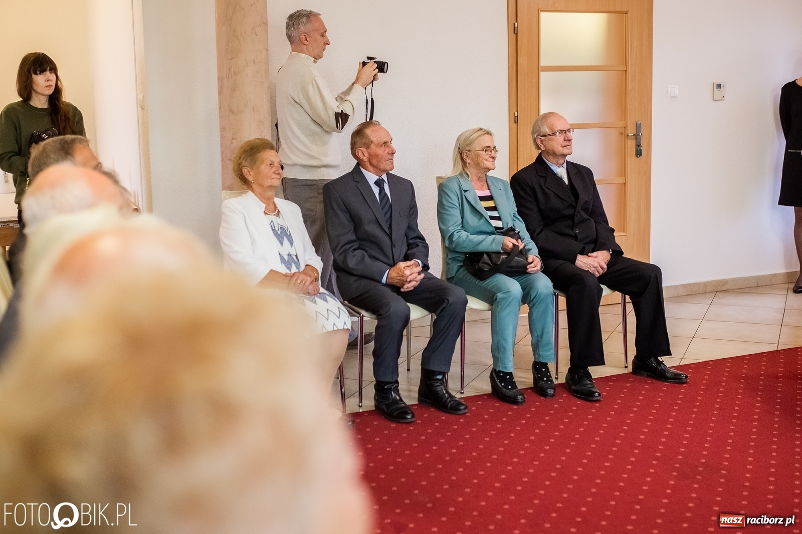 Zdjęcie w galerii na portalu naszraciborz.pl: Zgoda jest najważniejsza. Złote gody w raciborskim USC [FOTO i WIDEO] wiadomości z regionu