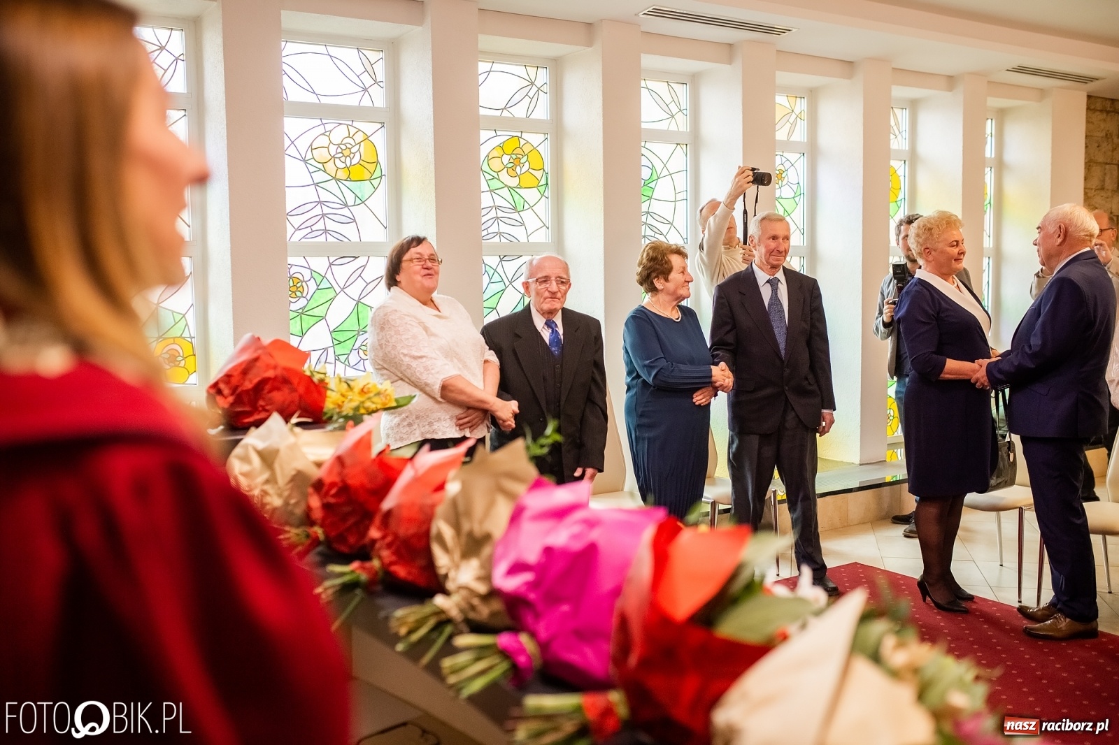 Zdjęcie w galerii na portalu naszraciborz.pl: Zgoda jest najważniejsza. Złote gody w raciborskim USC [FOTO i WIDEO] wiadomości z regionu