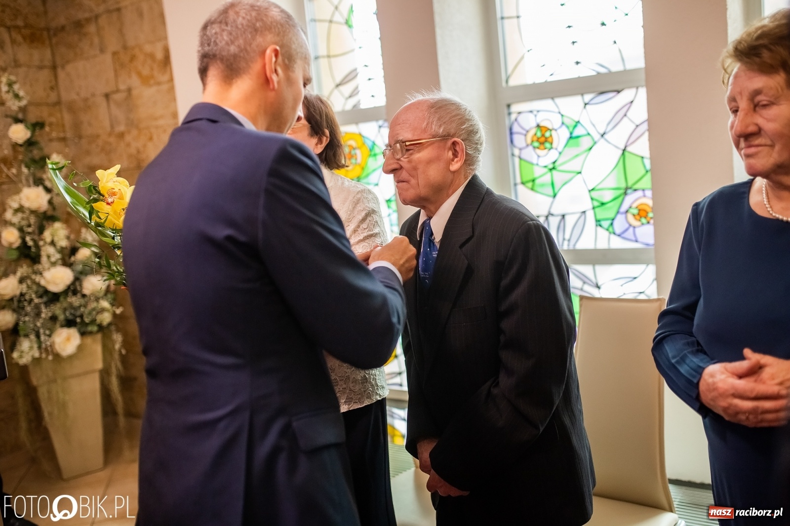 Zdjęcie w galerii na portalu naszraciborz.pl: Zgoda jest najważniejsza. Złote gody w raciborskim USC [FOTO i WIDEO] wiadomości z regionu