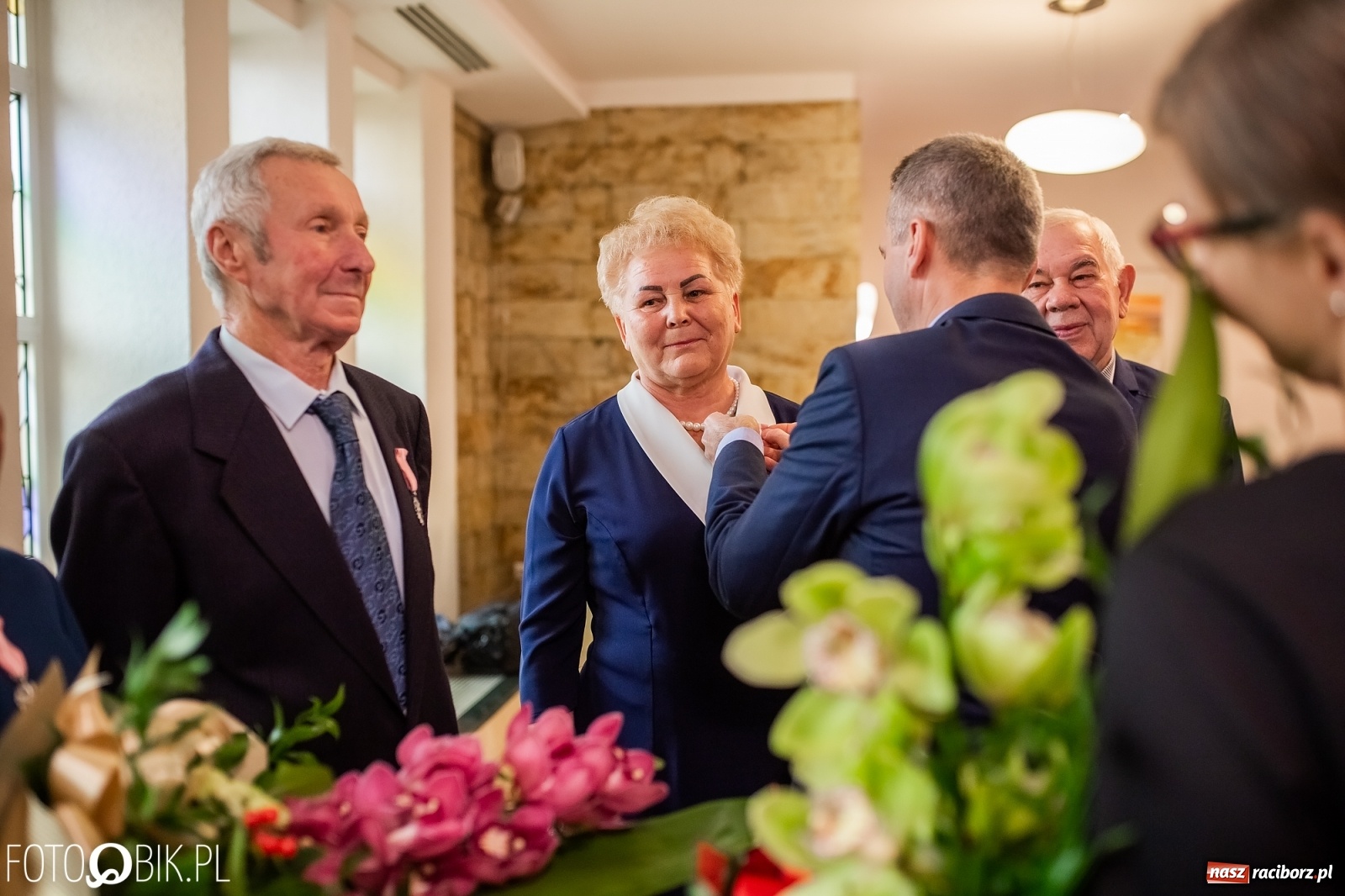 Zdjęcie w galerii na portalu naszraciborz.pl: Zgoda jest najważniejsza. Złote gody w raciborskim USC [FOTO i WIDEO] wiadomości z regionu