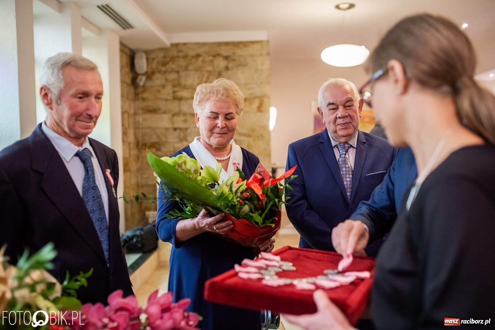 Zdjęcie w galerii na portalu naszraciborz.pl: Zgoda jest najważniejsza. Złote gody w raciborskim USC [FOTO i WIDEO] wiadomości z regionu