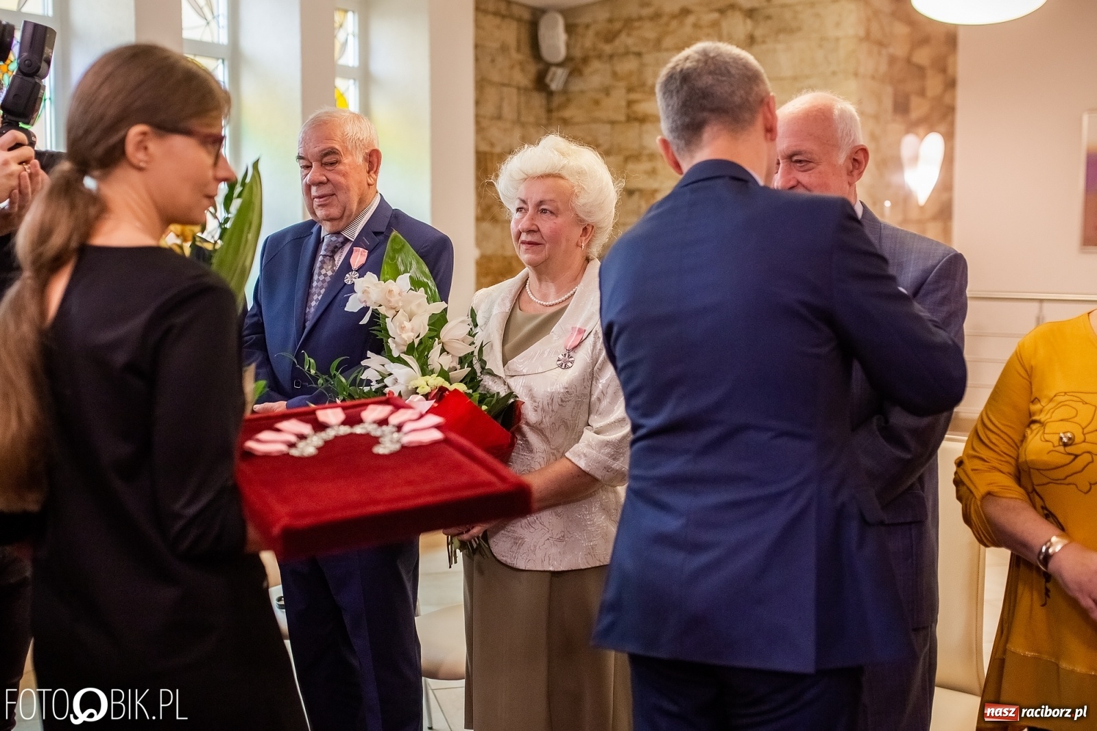 Zdjęcie w galerii na portalu naszraciborz.pl: Zgoda jest najważniejsza. Złote gody w raciborskim USC [FOTO i WIDEO] wiadomości z regionu