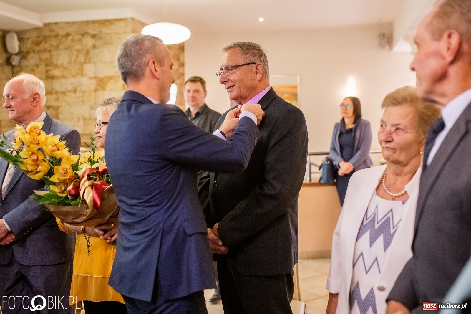 Zdjęcie w galerii na portalu naszraciborz.pl: Zgoda jest najważniejsza. Złote gody w raciborskim USC [FOTO i WIDEO] wiadomości z regionu