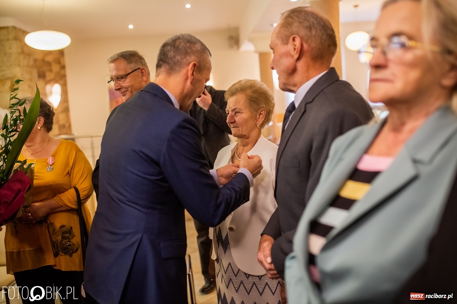 Zdjęcie w galerii na portalu naszraciborz.pl: Zgoda jest najważniejsza. Złote gody w raciborskim USC [FOTO i WIDEO] wiadomości z regionu