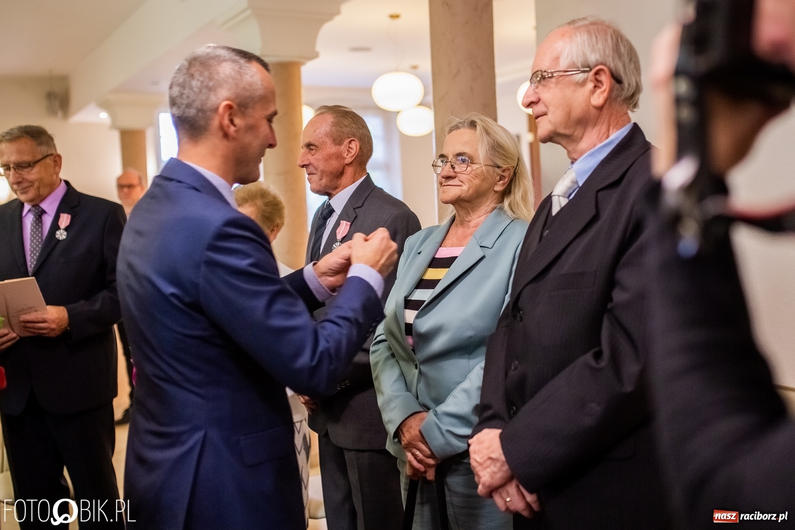 Zdjęcie w galerii na portalu naszraciborz.pl: Zgoda jest najważniejsza. Złote gody w raciborskim USC [FOTO i WIDEO] wiadomości z regionu