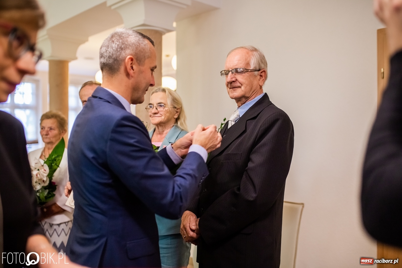 Zdjęcie w galerii na portalu naszraciborz.pl: Zgoda jest najważniejsza. Złote gody w raciborskim USC [FOTO i WIDEO] wiadomości z regionu