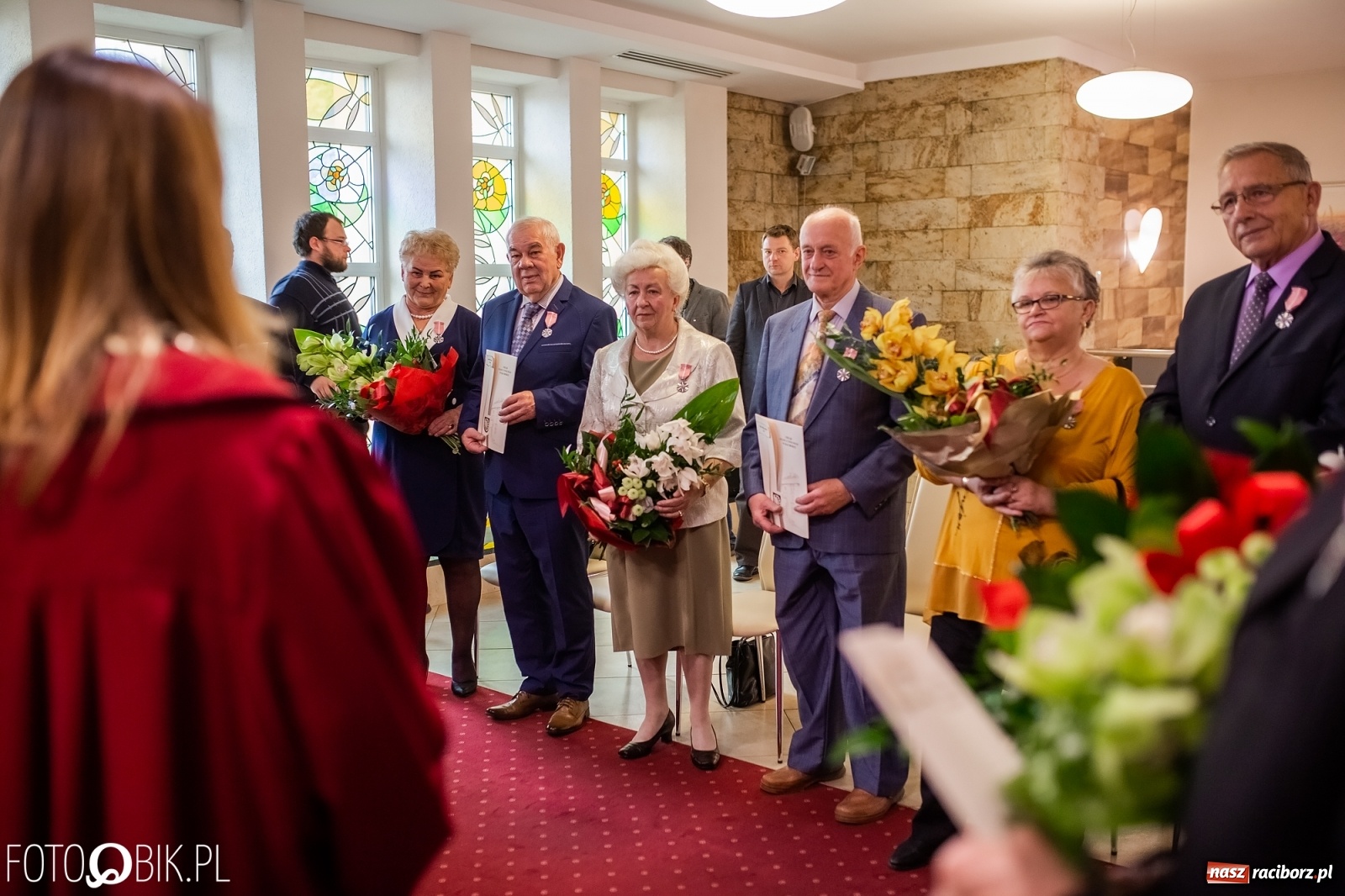 Zdjęcie w galerii na portalu naszraciborz.pl: Zgoda jest najważniejsza. Złote gody w raciborskim USC [FOTO i WIDEO] wiadomości z regionu