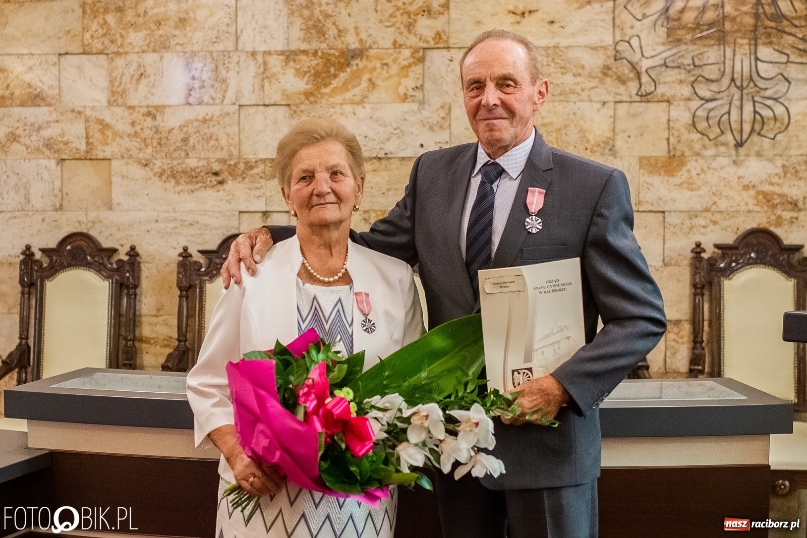 Zdjęcie w galerii na portalu naszraciborz.pl: Zgoda jest najważniejsza. Złote gody w raciborskim USC [FOTO i WIDEO] wiadomości z regionu