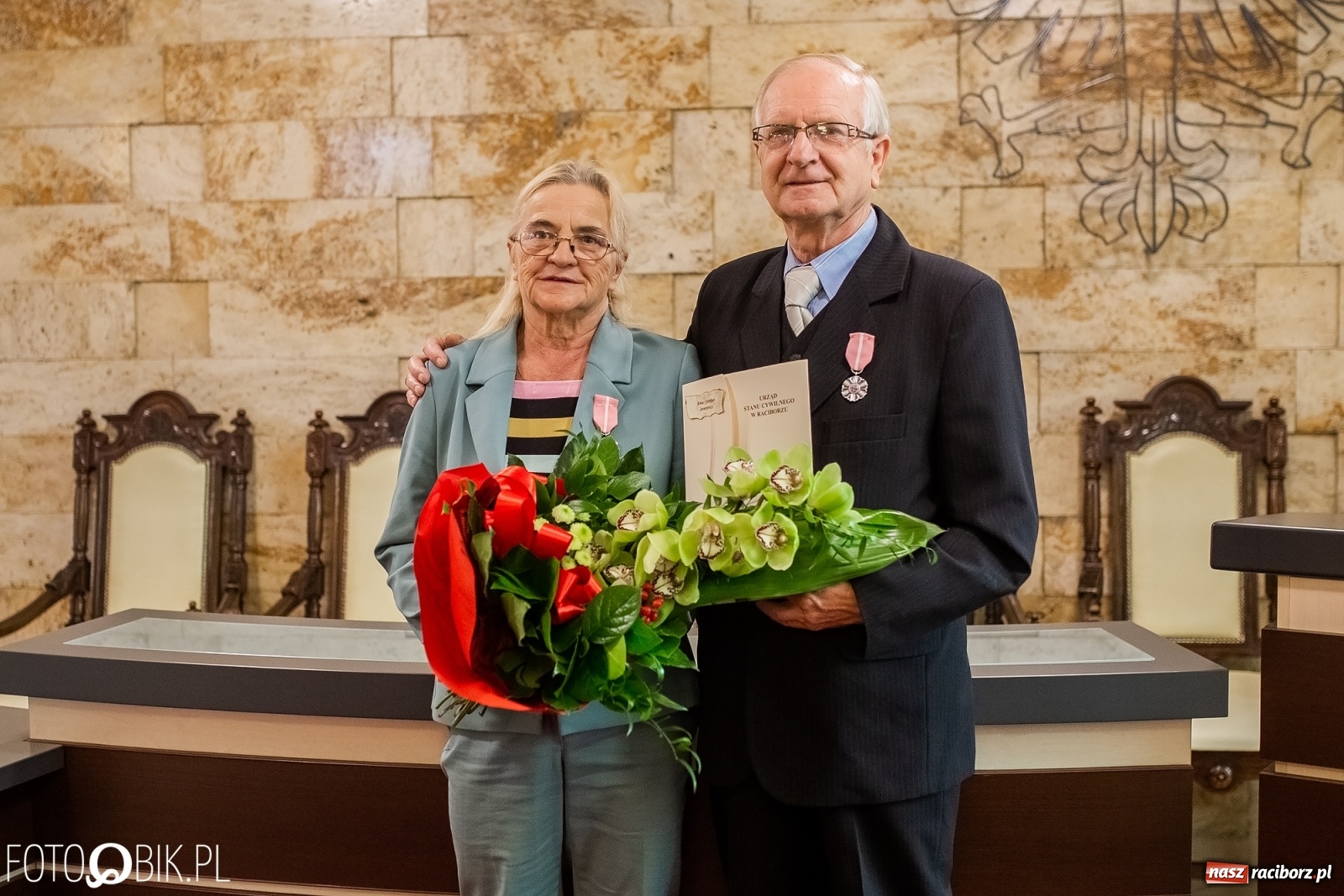 Zdjęcie w galerii na portalu naszraciborz.pl: Zgoda jest najważniejsza. Złote gody w raciborskim USC [FOTO i WIDEO] wiadomości z regionu