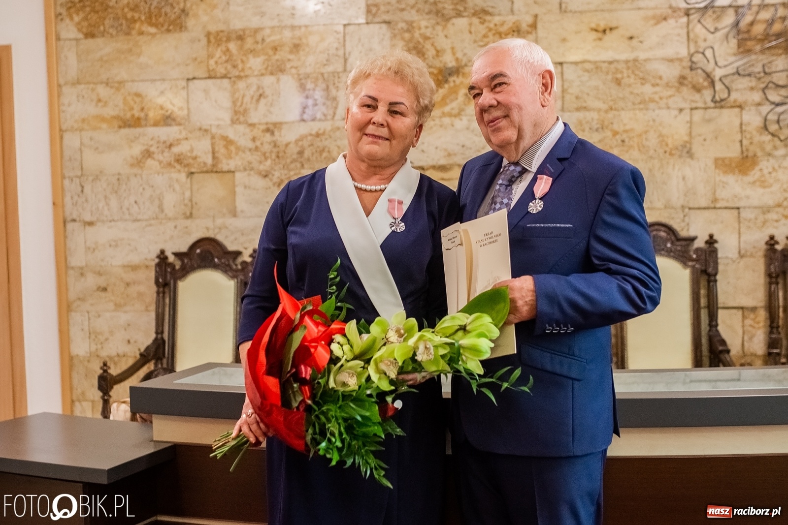 Zdjęcie w galerii na portalu naszraciborz.pl: Zgoda jest najważniejsza. Złote gody w raciborskim USC [FOTO i WIDEO] wiadomości z regionu