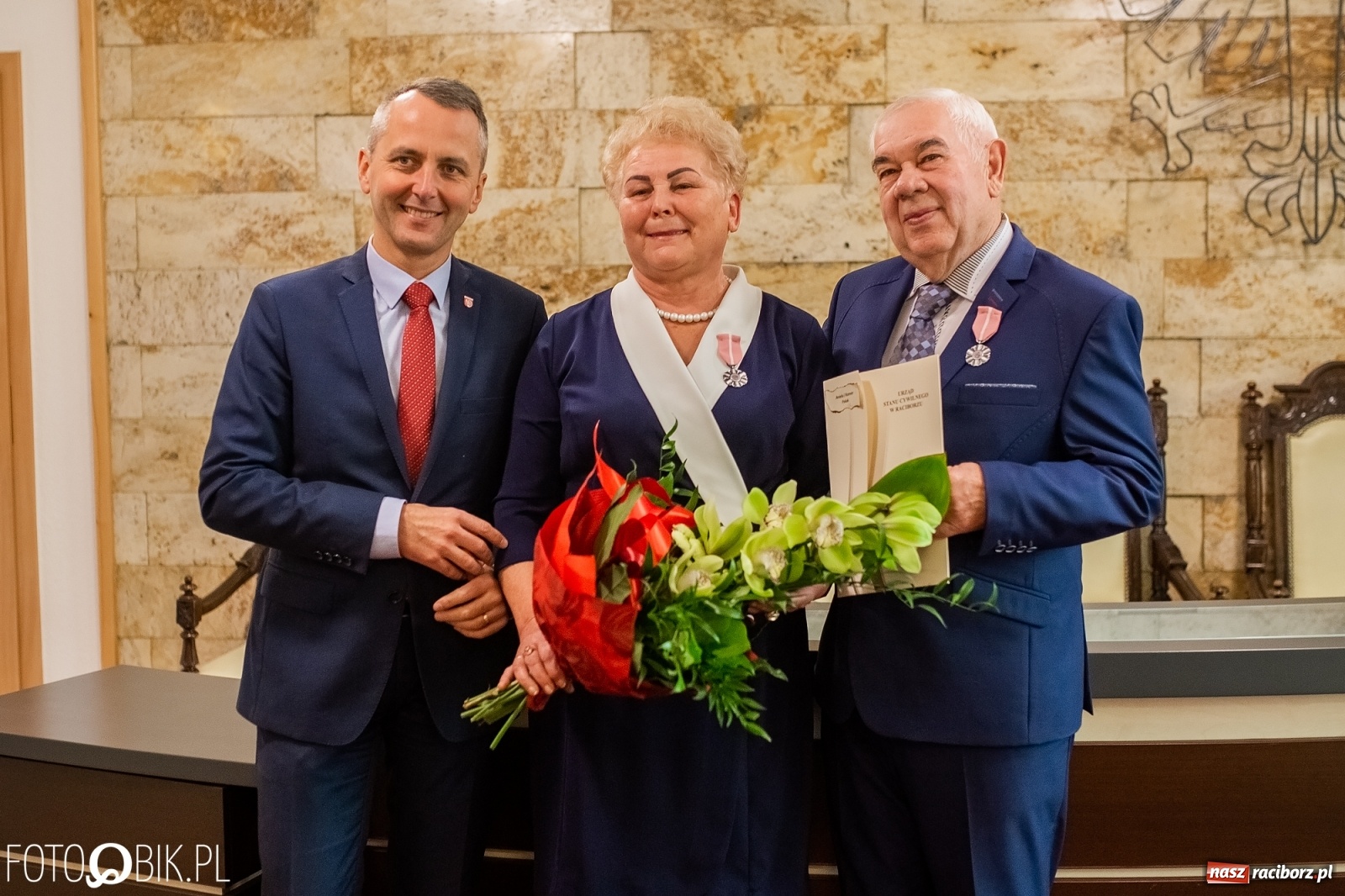 Zdjęcie w galerii na portalu naszraciborz.pl: Zgoda jest najważniejsza. Złote gody w raciborskim USC [FOTO i WIDEO] wiadomości z regionu
