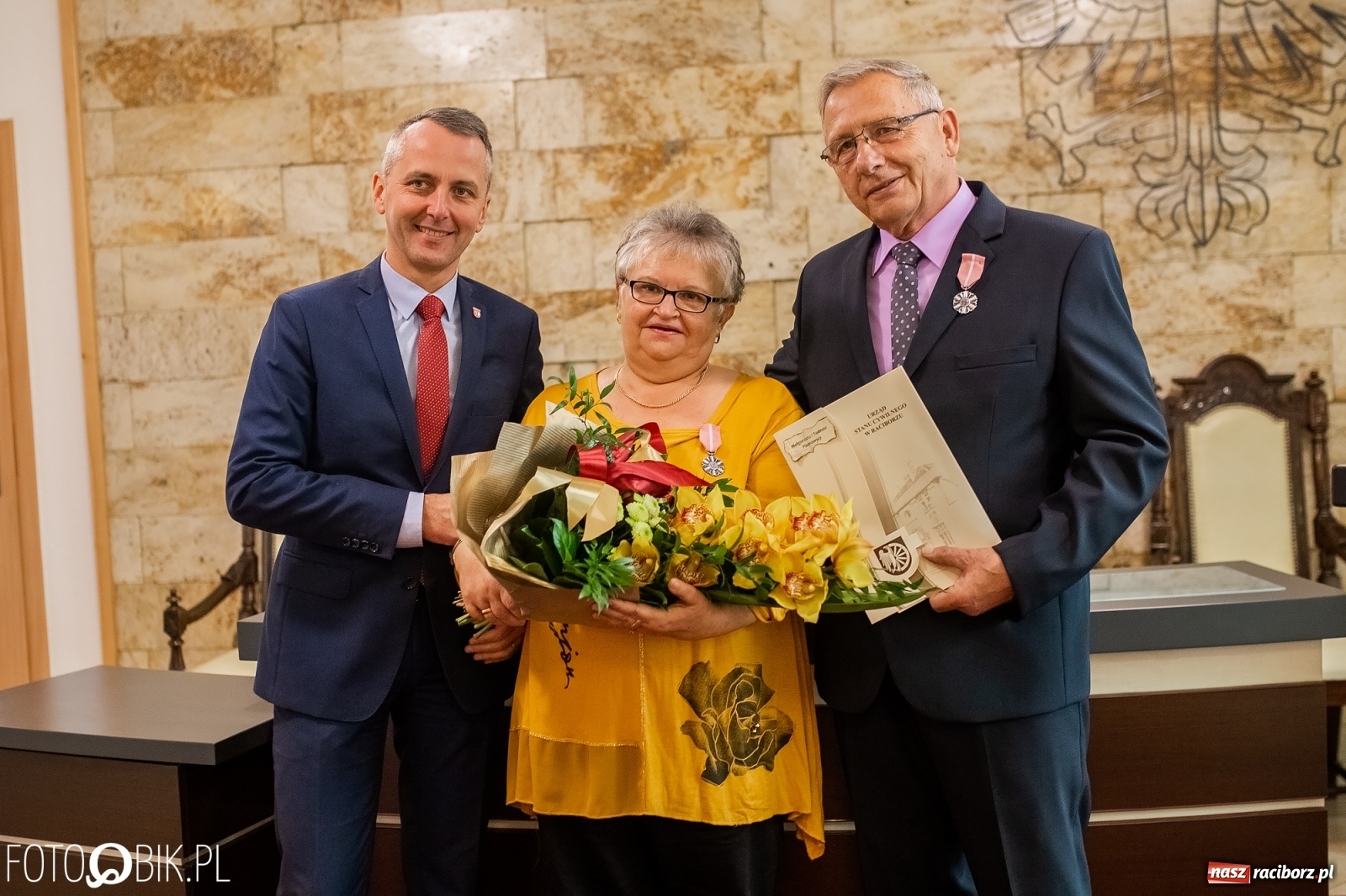Zdjęcie w galerii na portalu naszraciborz.pl: Zgoda jest najważniejsza. Złote gody w raciborskim USC [FOTO i WIDEO] wiadomości z regionu