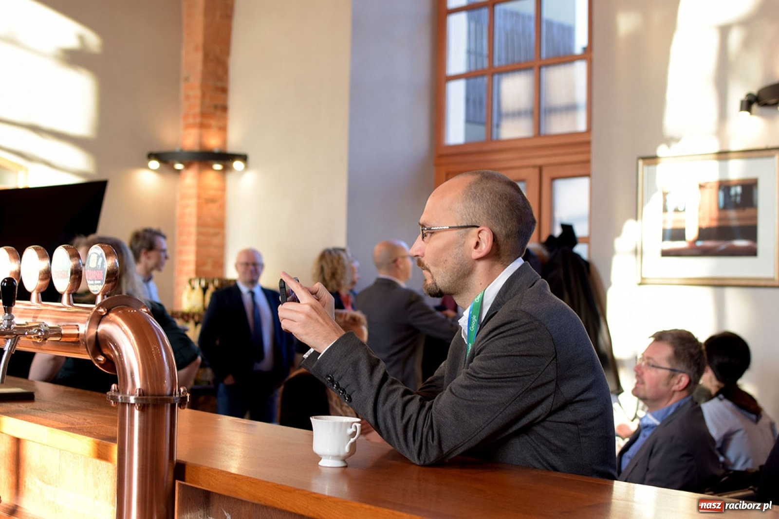 Zdjęcie w galerii na portalu naszraciborz.pl: W browarze o biznesie. Śniadanie przedsiębiorców w przybytku Gambrinusa wiadomości z regionu