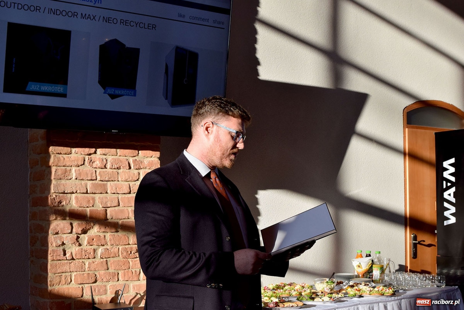 Zdjęcie w galerii na portalu naszraciborz.pl: W browarze o biznesie. Śniadanie przedsiębiorców w przybytku Gambrinusa wiadomości z regionu