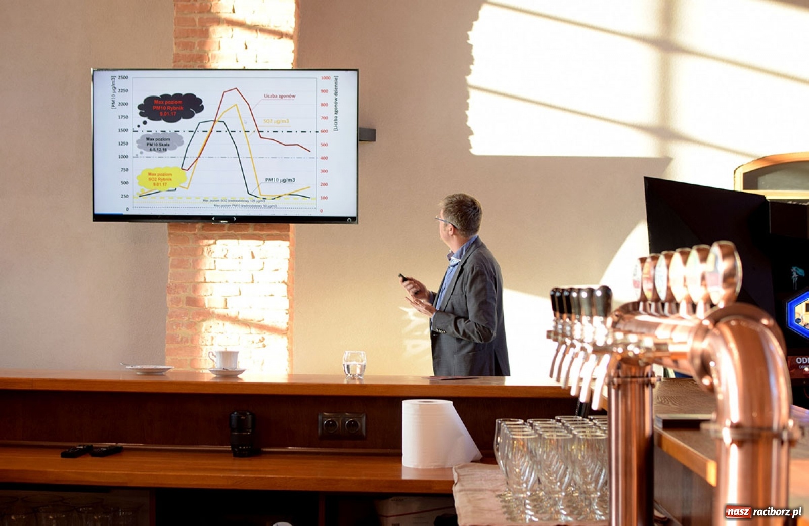 Zdjęcie w galerii na portalu naszraciborz.pl: W browarze o biznesie. Śniadanie przedsiębiorców w przybytku Gambrinusa wiadomości z regionu