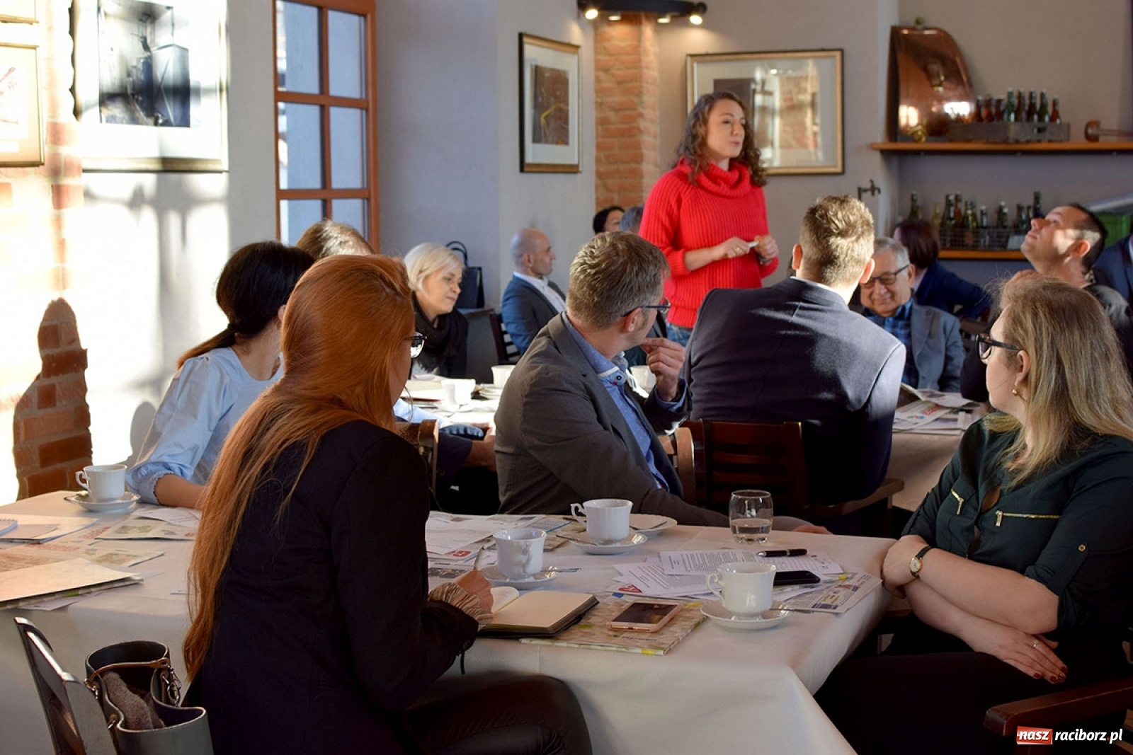 Zdjęcie w galerii na portalu naszraciborz.pl: W browarze o biznesie. Śniadanie przedsiębiorców w przybytku Gambrinusa wiadomości z regionu