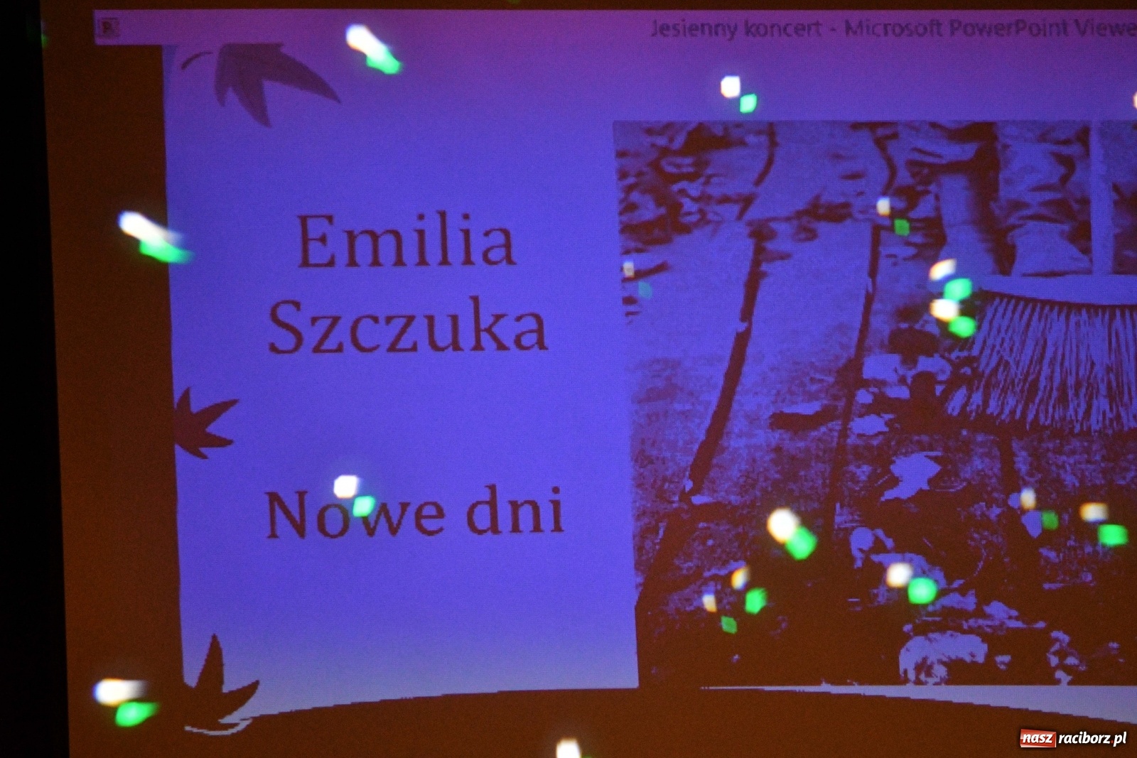 Zdjęcie w galerii na portalu naszraciborz.pl: Na jesienną nutę. Wieczór z piosenką w MDK  wiadomości z regionu