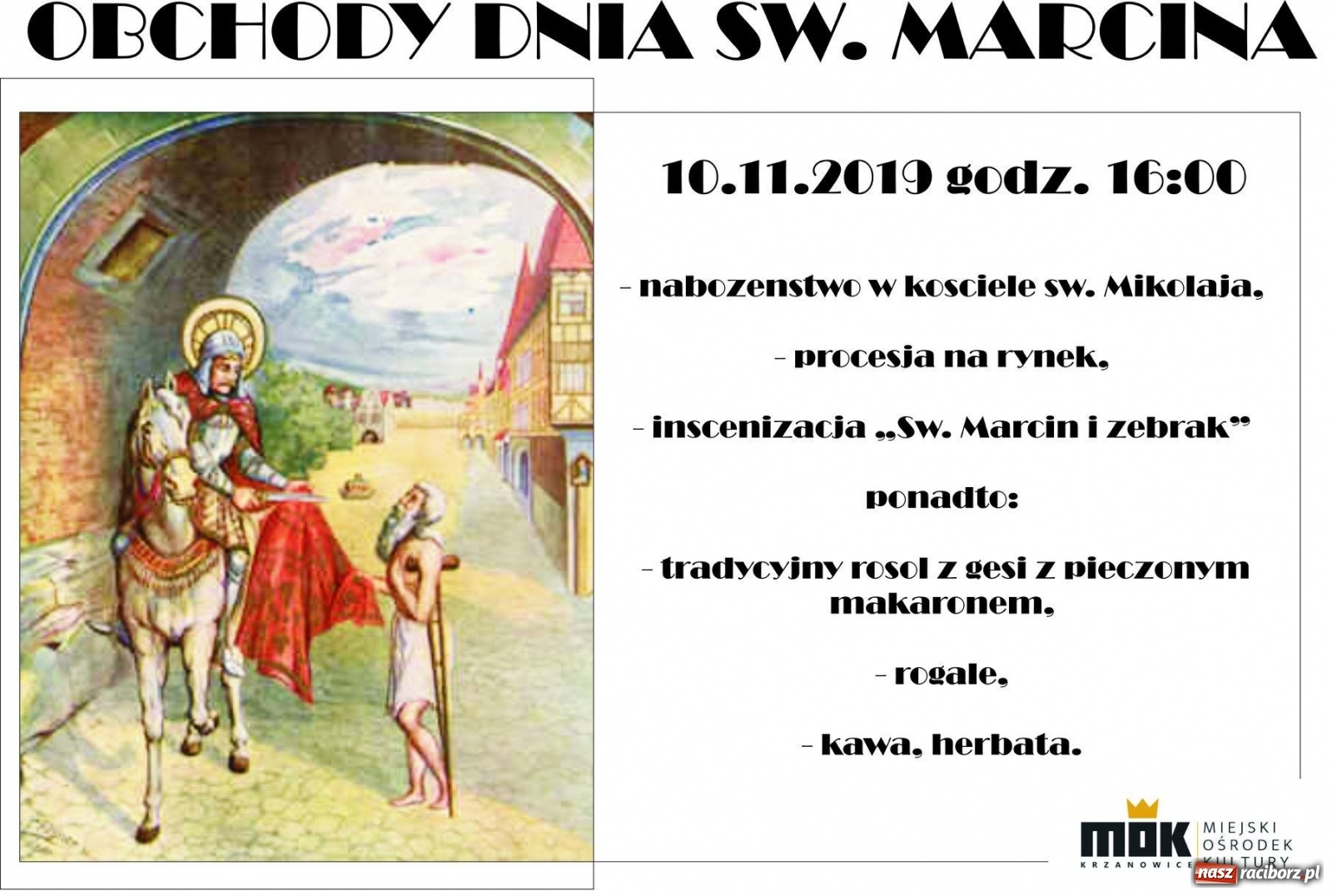 Zdjęcie w galerii na portalu naszraciborz.pl: Krzanowice zapraszają na dzień świętego Marcina wiadomości z regionu