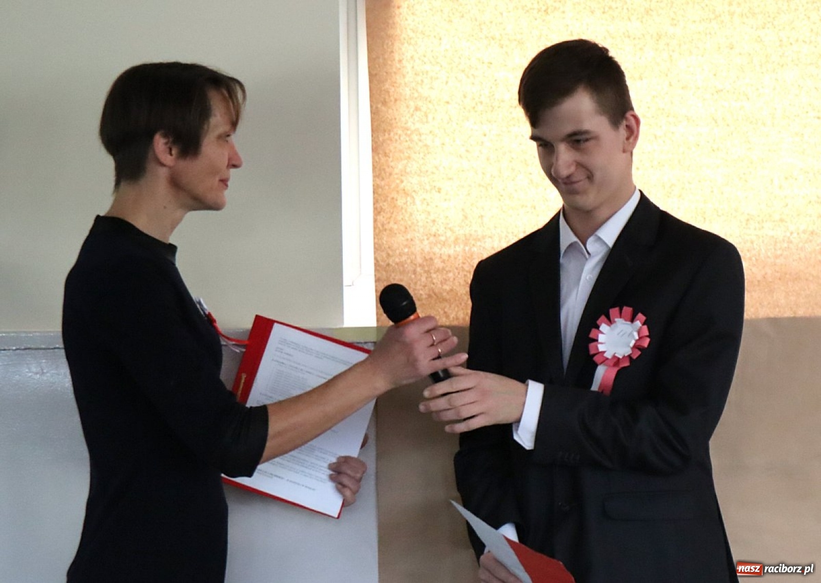 Zdjęcie w galerii na portalu naszraciborz.pl: Patriotycznie w ZSS, czyli 101. Rocznica Odzyskania Niepodległości  wiadomości z regionu