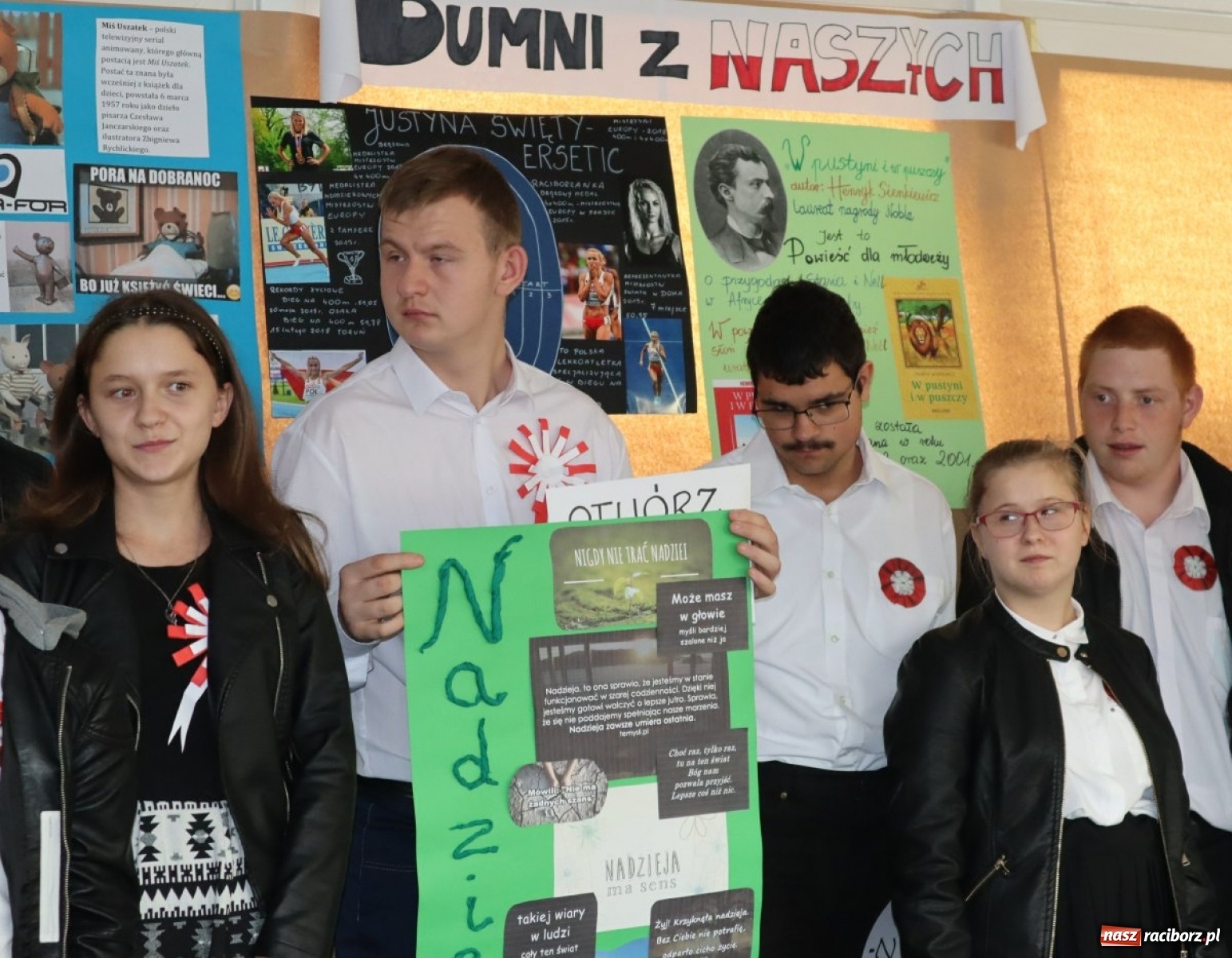 Zdjęcie w galerii na portalu naszraciborz.pl: Patriotycznie w ZSS, czyli 101. Rocznica Odzyskania Niepodległości  wiadomości z regionu