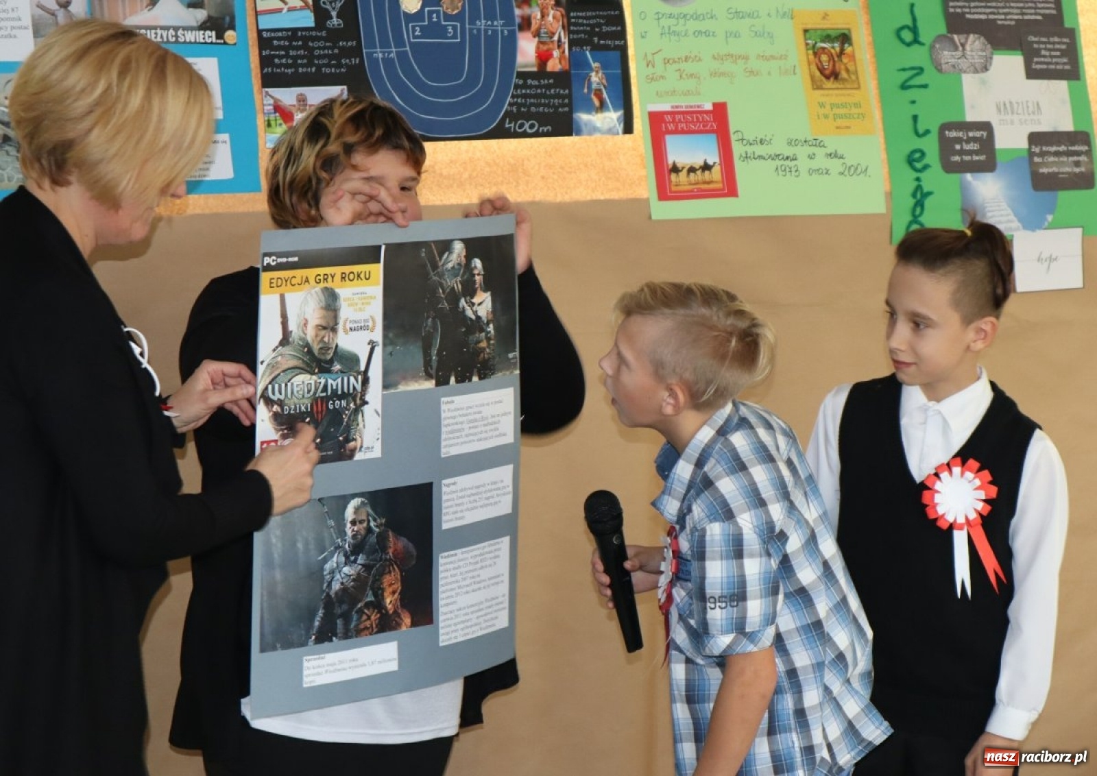 Zdjęcie w galerii na portalu naszraciborz.pl: Patriotycznie w ZSS, czyli 101. Rocznica Odzyskania Niepodległości  wiadomości z regionu