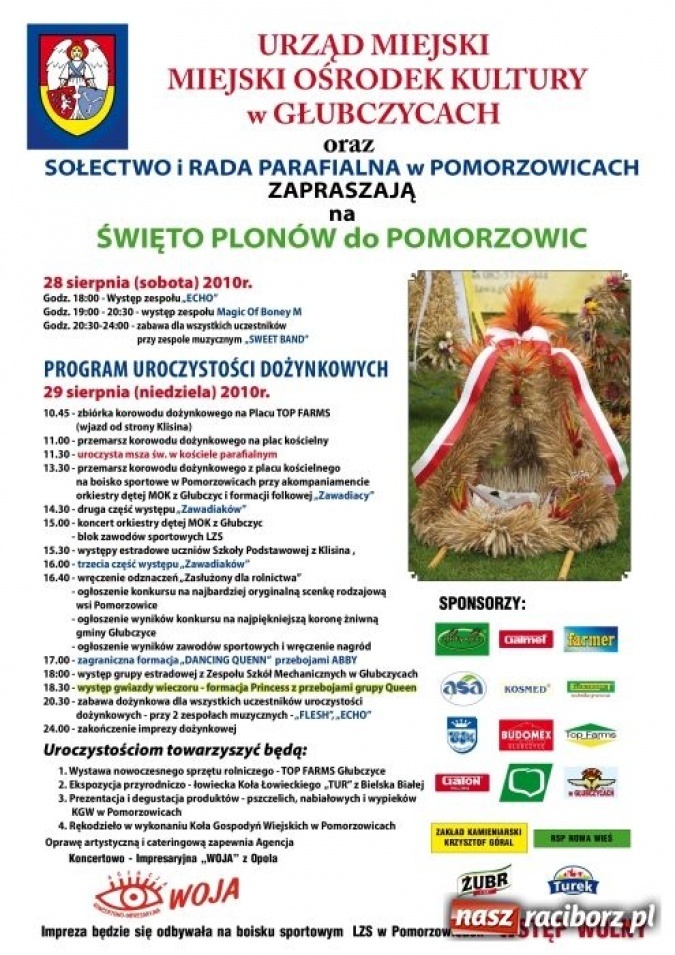 Zdjęcie w galerii na portalu naszraciborz.pl: Święto plonów wiadomości z regionu