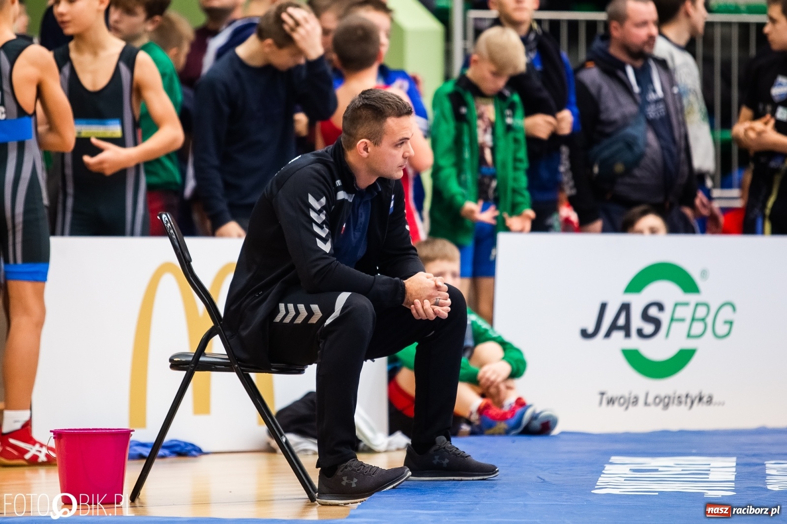 Zdjęcie w galerii na portalu naszraciborz.pl: Mistrzostwa Polski Młodzików w Zapasach w Arenie Rafako wiadomości z regionu