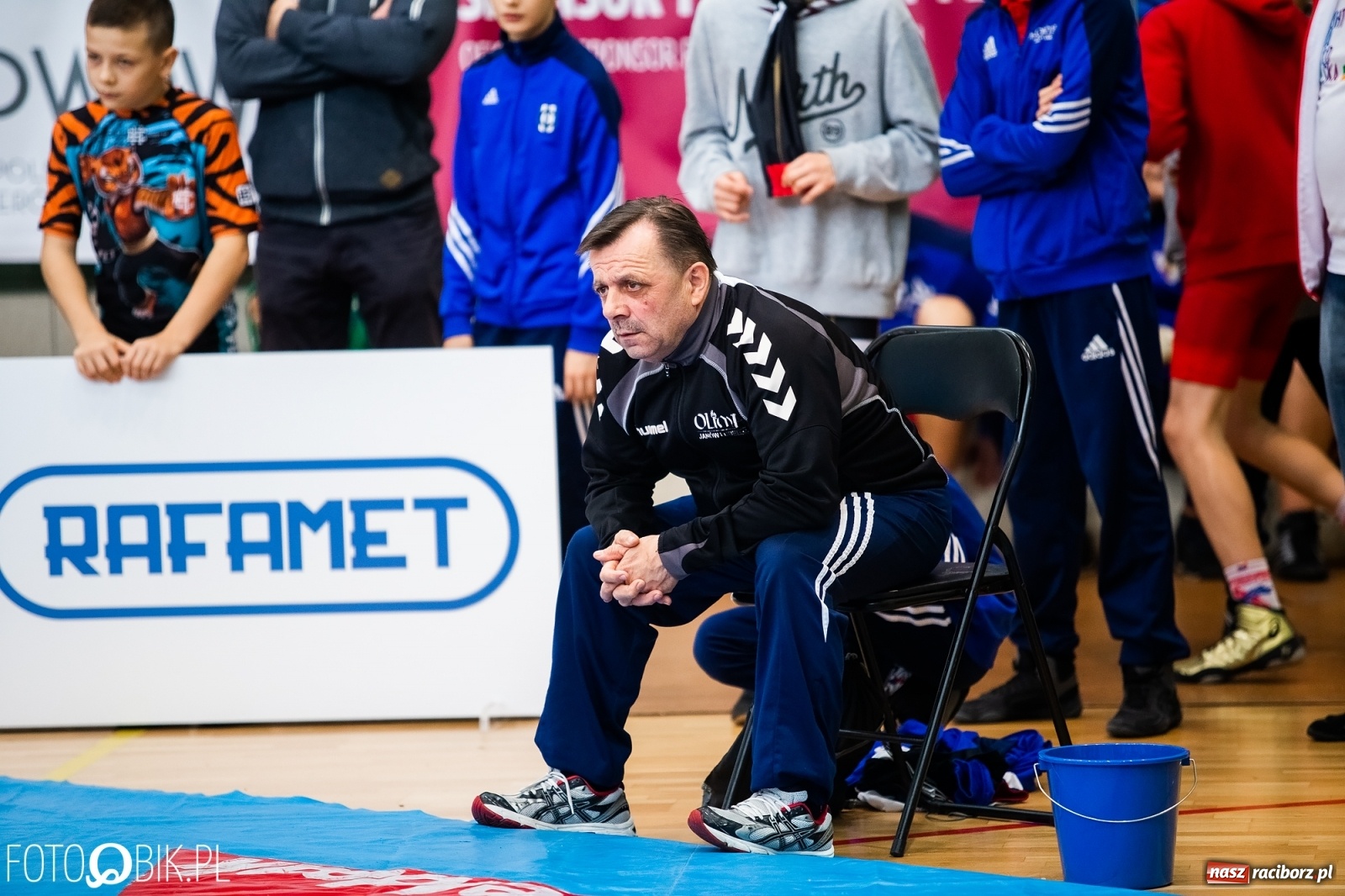 Zdjęcie w galerii na portalu naszraciborz.pl: Mistrzostwa Polski Młodzików w Zapasach w Arenie Rafako wiadomości z regionu