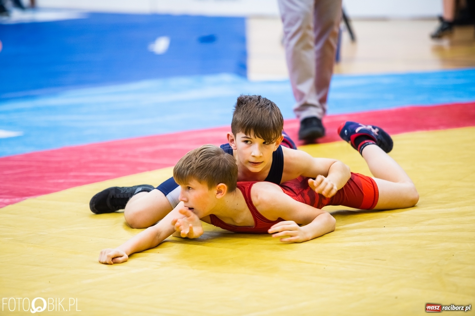Zdjęcie w galerii na portalu naszraciborz.pl: Mistrzostwa Polski Młodzików w Zapasach w Arenie Rafako wiadomości z regionu