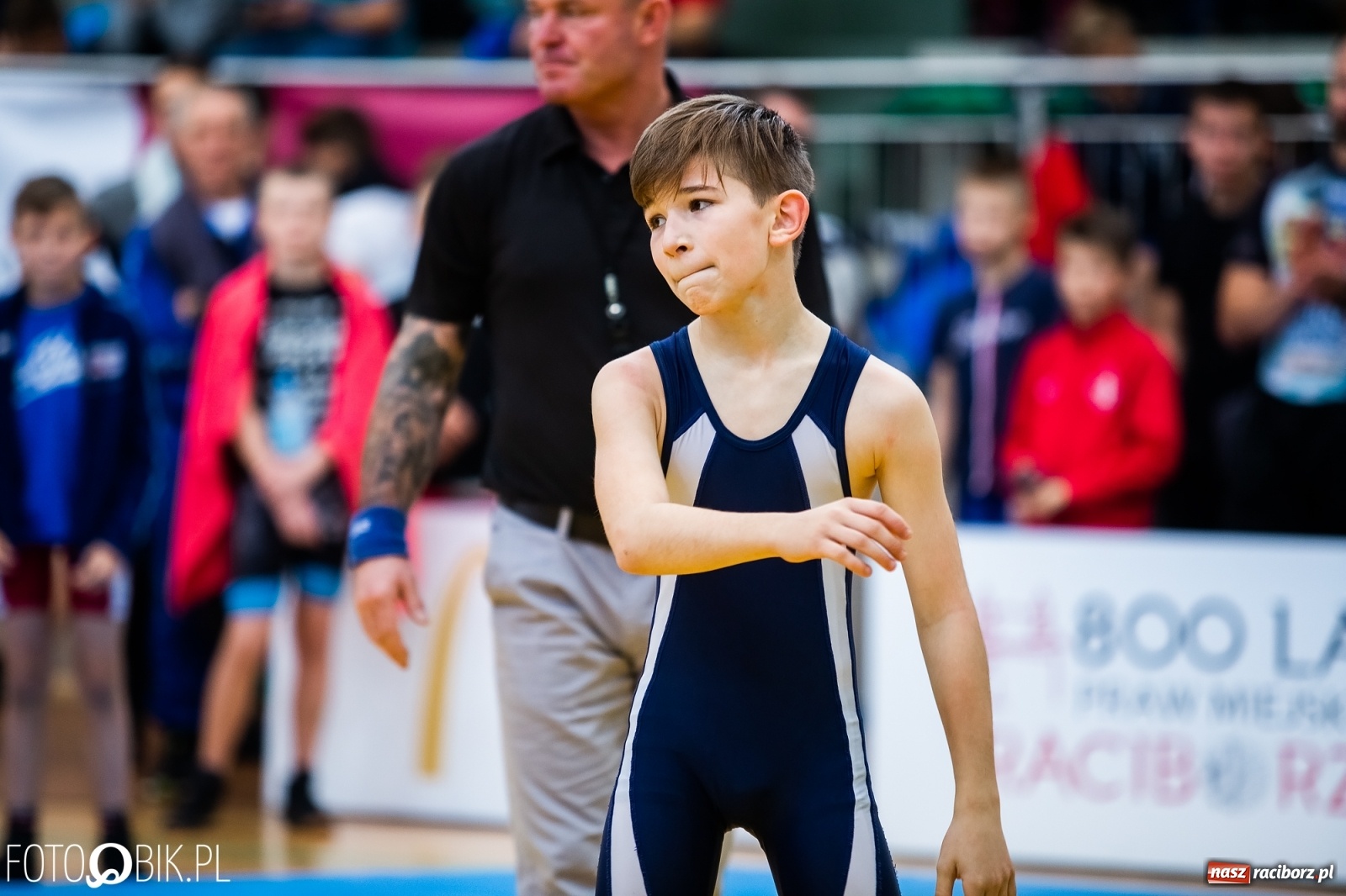 Zdjęcie w galerii na portalu naszraciborz.pl: Mistrzostwa Polski Młodzików w Zapasach w Arenie Rafako wiadomości z regionu