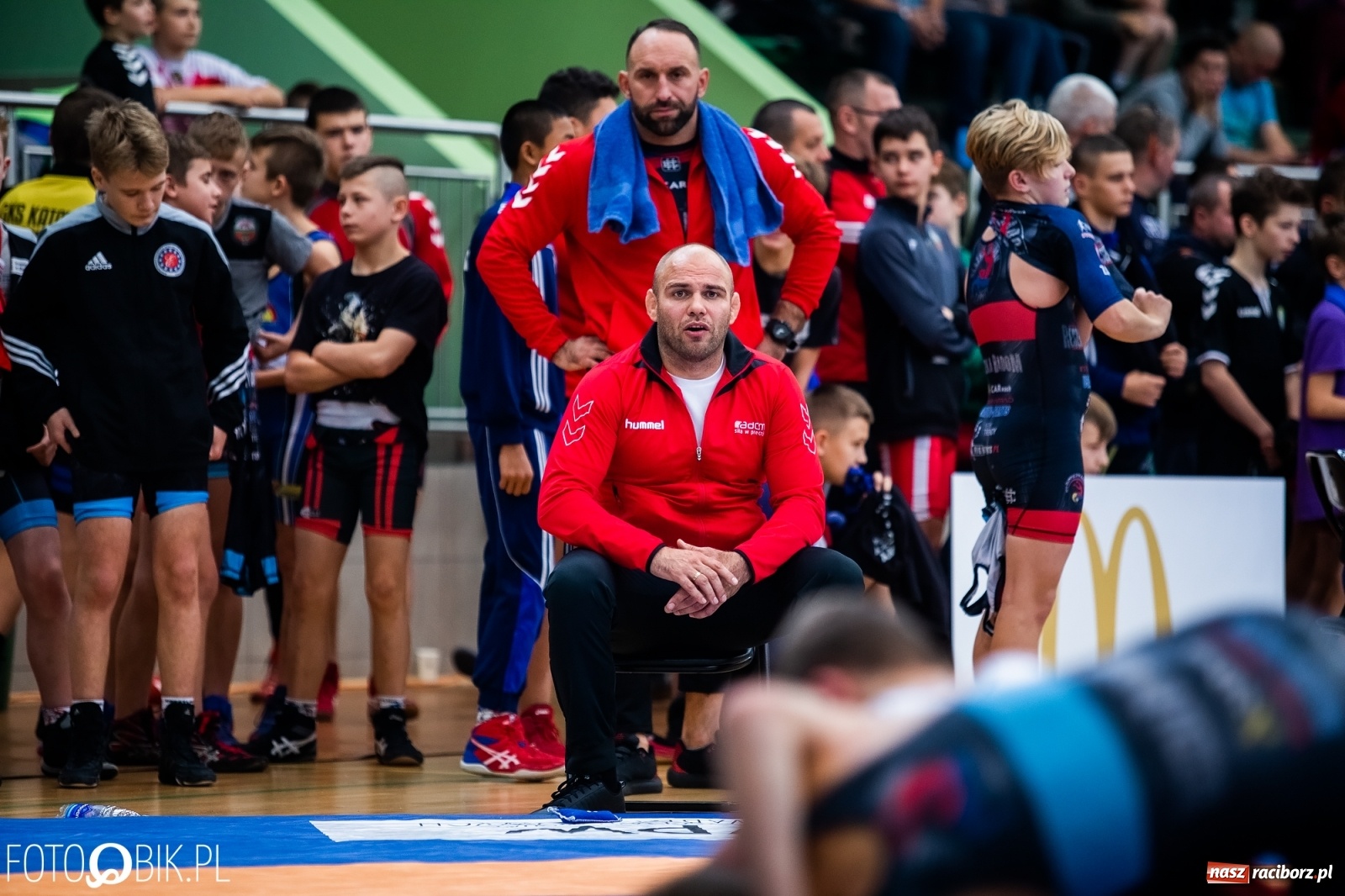 Zdjęcie w galerii na portalu naszraciborz.pl: Mistrzostwa Polski Młodzików w Zapasach w Arenie Rafako wiadomości z regionu