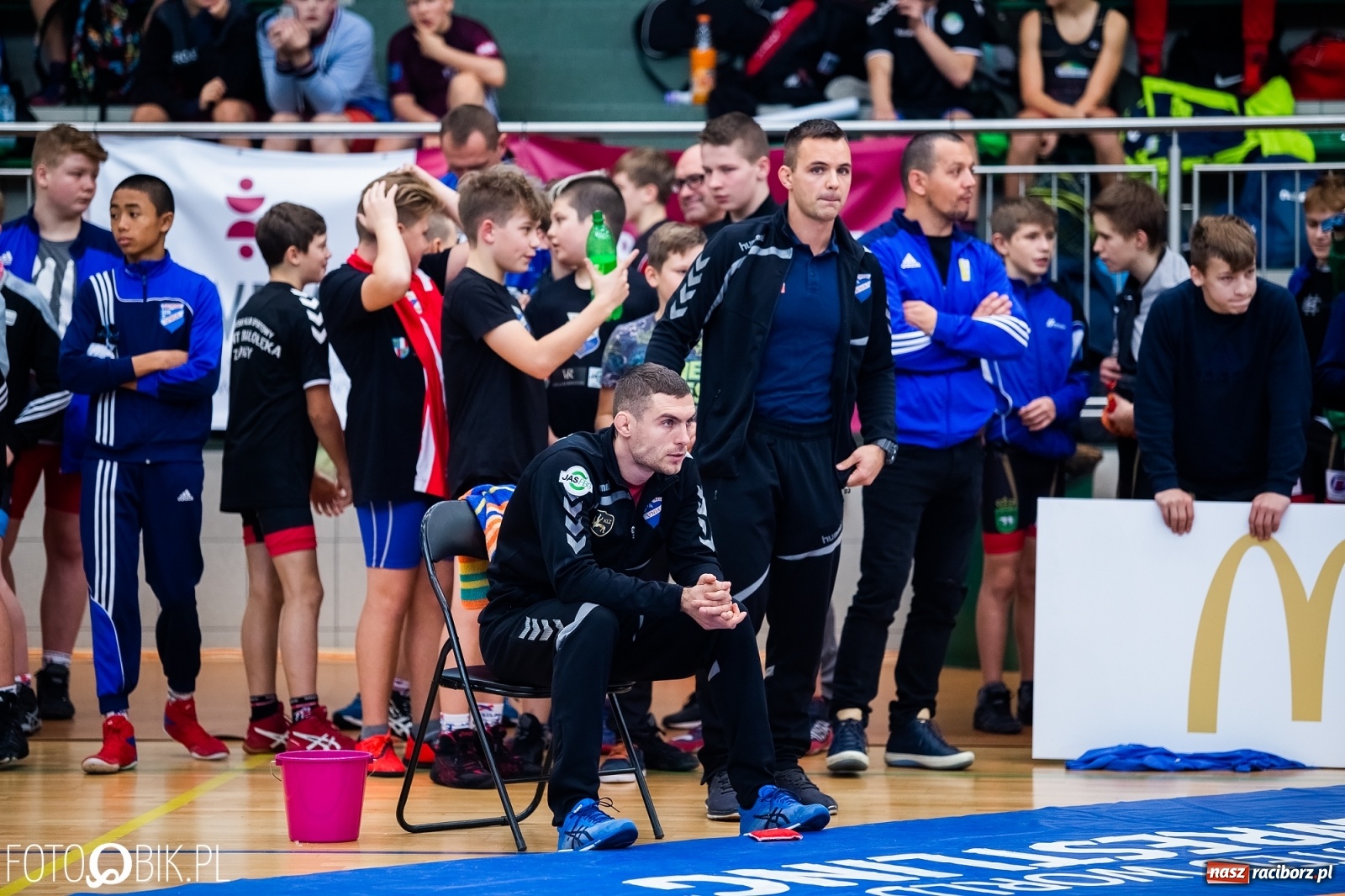 Zdjęcie w galerii na portalu naszraciborz.pl: Mistrzostwa Polski Młodzików w Zapasach w Arenie Rafako wiadomości z regionu