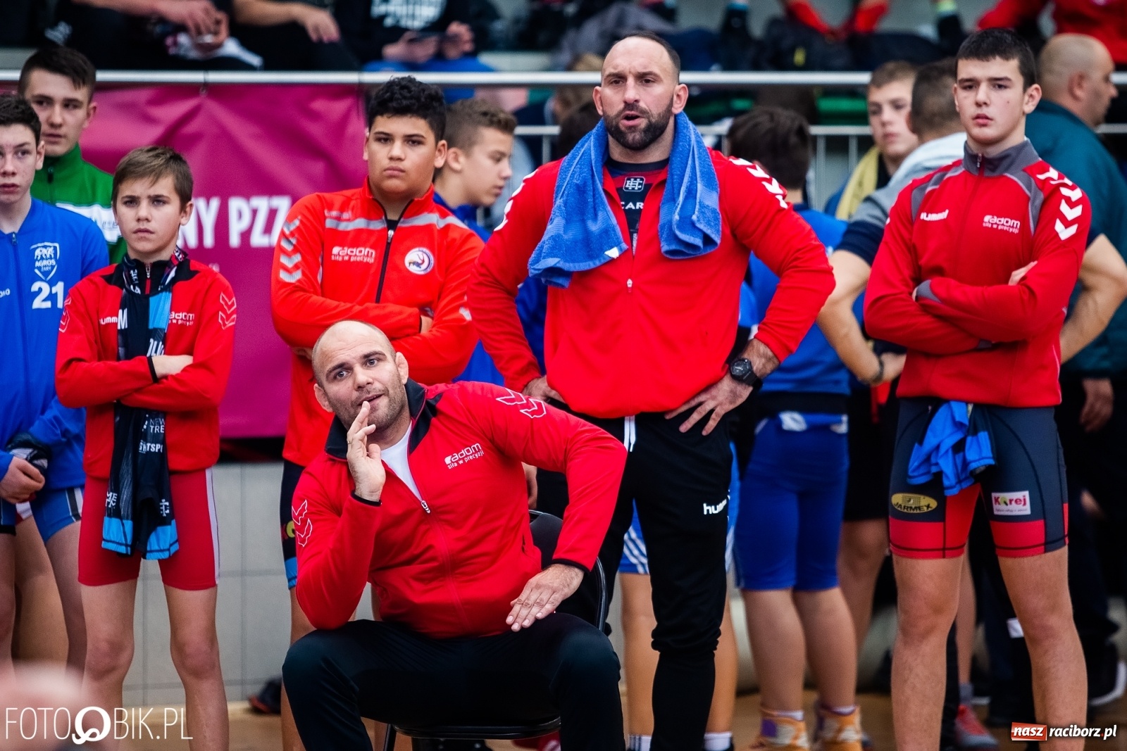 Zdjęcie w galerii na portalu naszraciborz.pl: Mistrzostwa Polski Młodzików w Zapasach w Arenie Rafako wiadomości z regionu