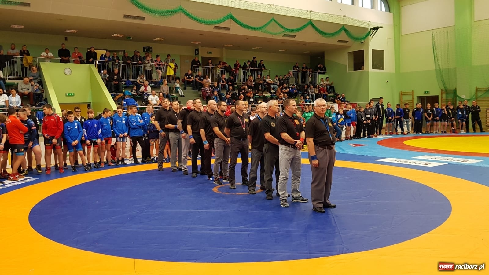 Zdjęcie w galerii na portalu naszraciborz.pl: Mistrzostwa Polski Młodzików w Zapasach w Arenie Rafako wiadomości z regionu