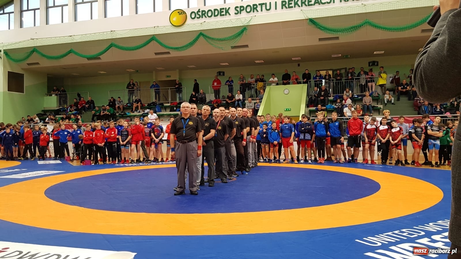 Zdjęcie w galerii na portalu naszraciborz.pl: Mistrzostwa Polski Młodzików w Zapasach w Arenie Rafako wiadomości z regionu