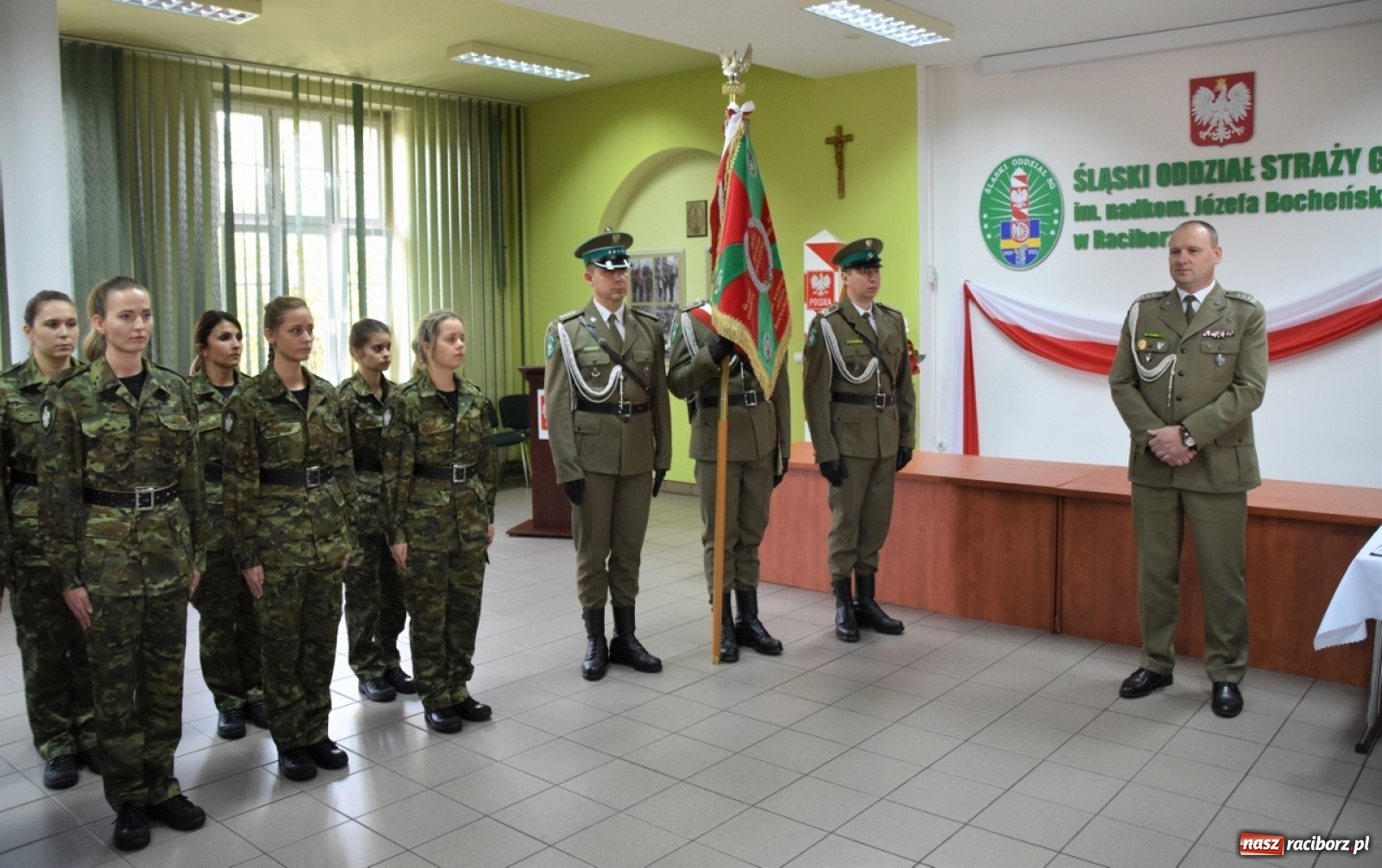 Zdjęcie w galerii na portalu naszraciborz.pl: Ślubowanie i awanse u śląskich pograniczników wiadomości z regionu