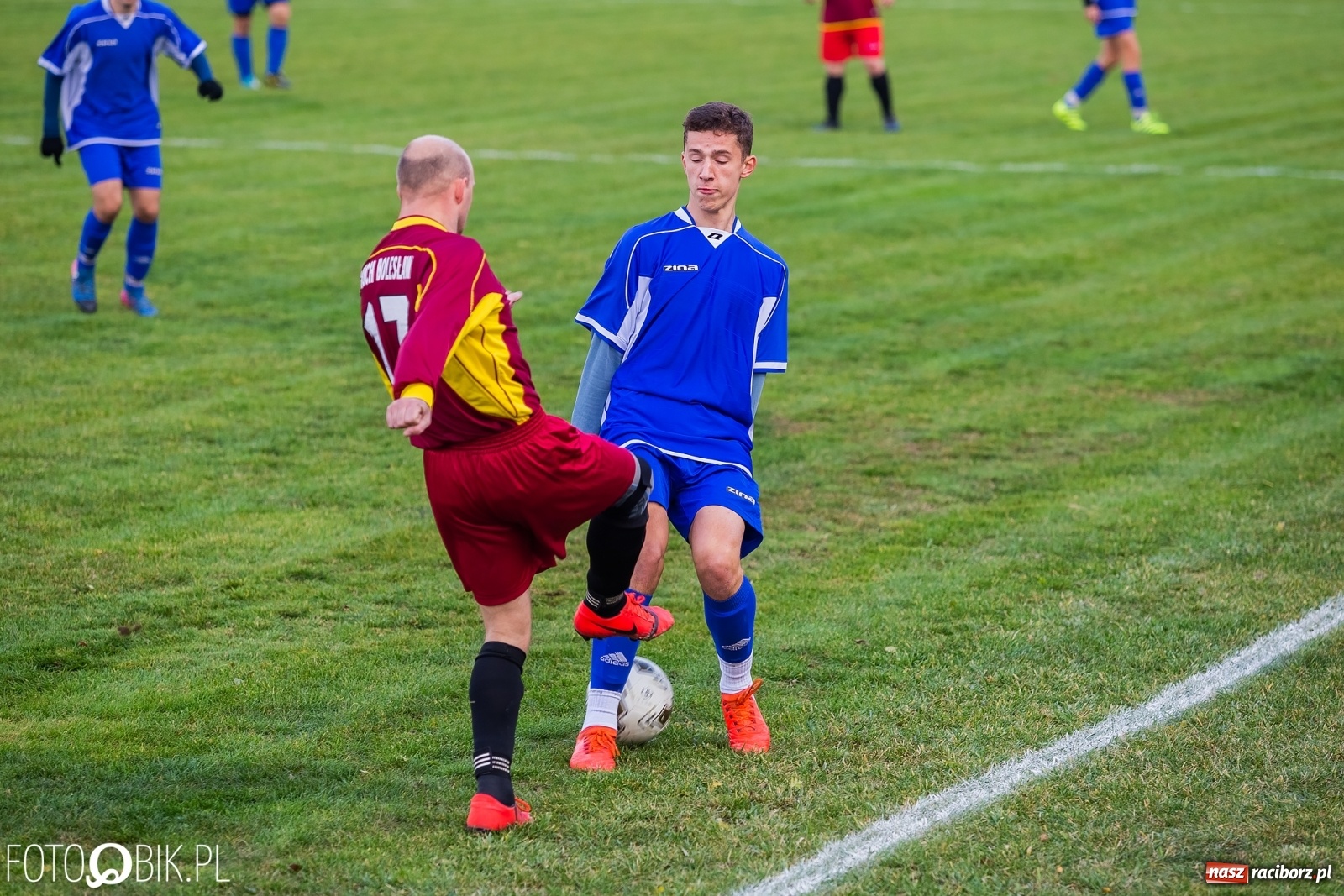 Zdjęcie w galerii na portalu naszraciborz.pl: Niespodzianka w Bolesławiu. Drugi zespół Brzezia lepszy od Ruchu! wiadomości z regionu