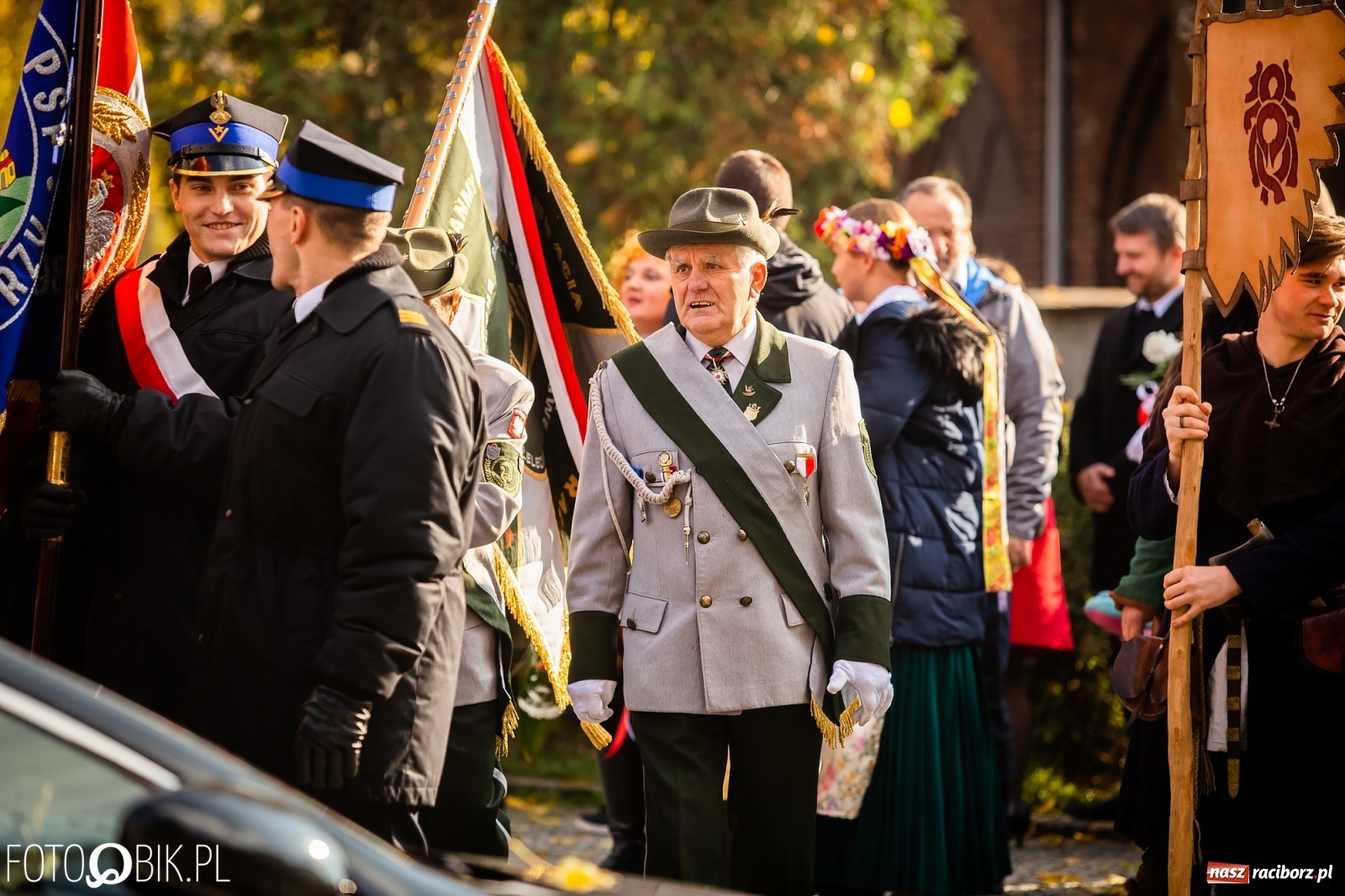 Zdjęcie w galerii na portalu naszraciborz.pl: Święto Niepodległości. Niech żyje Polska, niech żyje Racibórz!  wiadomości z regionu
