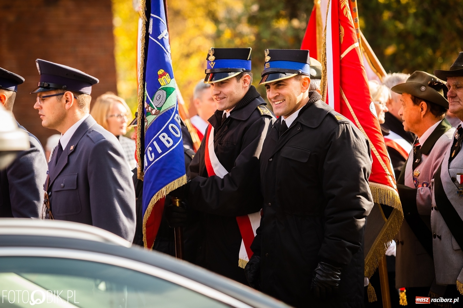 Zdjęcie w galerii na portalu naszraciborz.pl: Święto Niepodległości. Niech żyje Polska, niech żyje Racibórz!  wiadomości z regionu