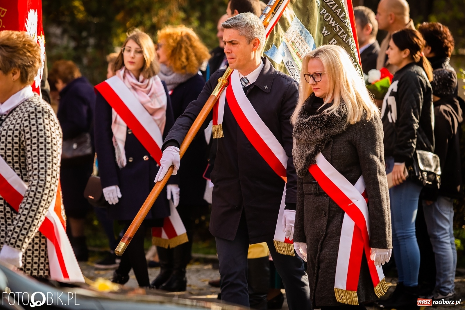 Zdjęcie w galerii na portalu naszraciborz.pl: Święto Niepodległości. Niech żyje Polska, niech żyje Racibórz!  wiadomości z regionu