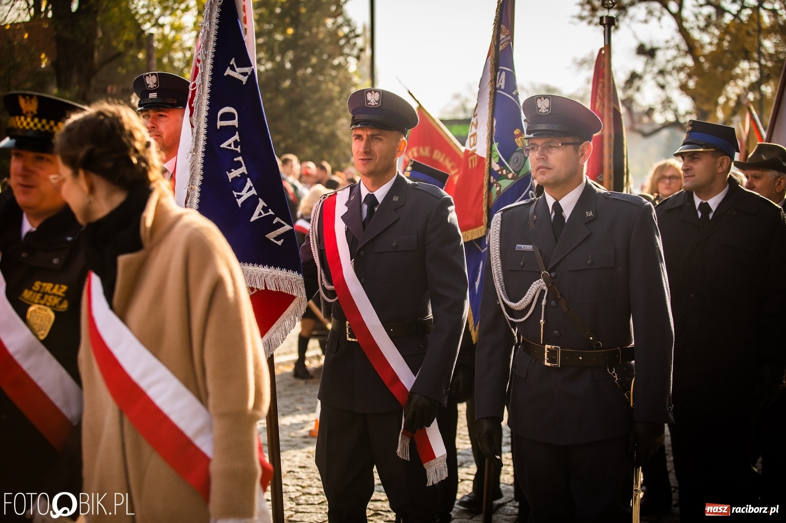 Zdjęcie w galerii na portalu naszraciborz.pl: Święto Niepodległości. Niech żyje Polska, niech żyje Racibórz!  wiadomości z regionu