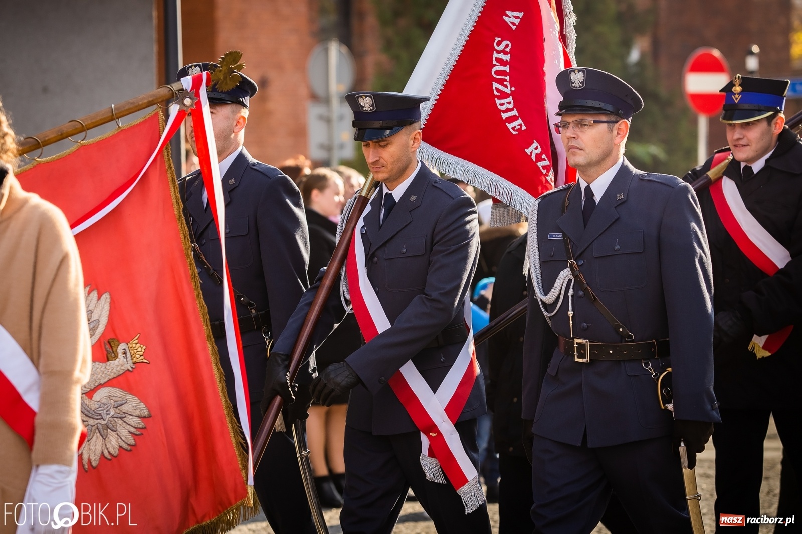 Zdjęcie w galerii na portalu naszraciborz.pl: Święto Niepodległości. Niech żyje Polska, niech żyje Racibórz!  wiadomości z regionu