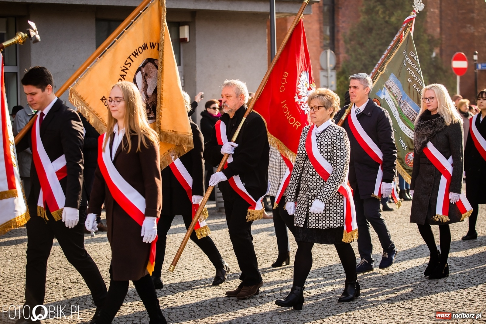 Zdjęcie w galerii na portalu naszraciborz.pl: Święto Niepodległości. Niech żyje Polska, niech żyje Racibórz!  wiadomości z regionu