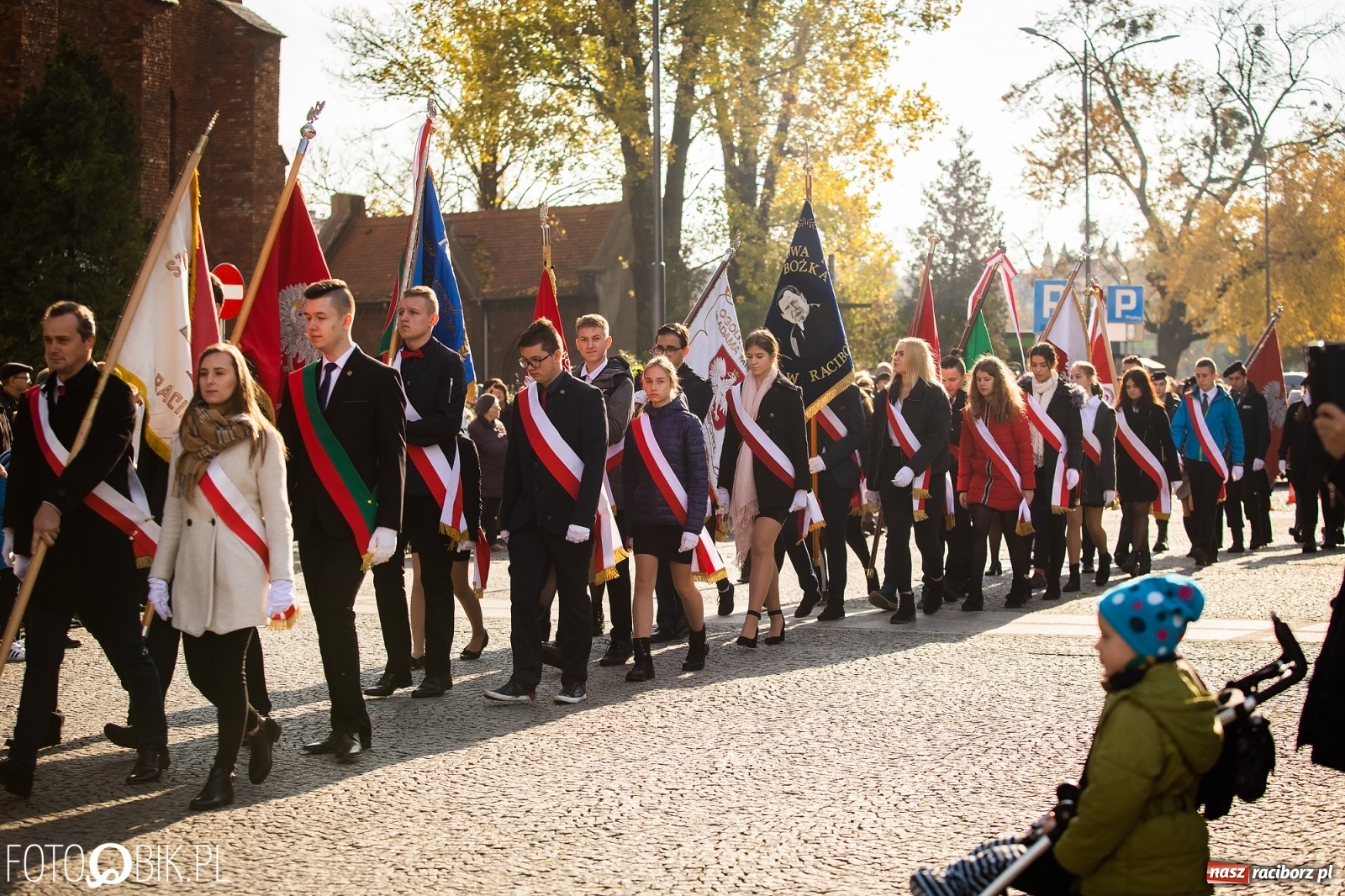 Zdjęcie w galerii na portalu naszraciborz.pl: Święto Niepodległości. Niech żyje Polska, niech żyje Racibórz!  wiadomości z regionu
