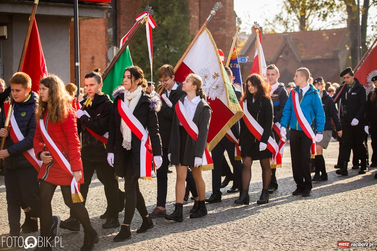 Zdjęcie w galerii na portalu naszraciborz.pl: Święto Niepodległości. Niech żyje Polska, niech żyje Racibórz!  wiadomości z regionu
