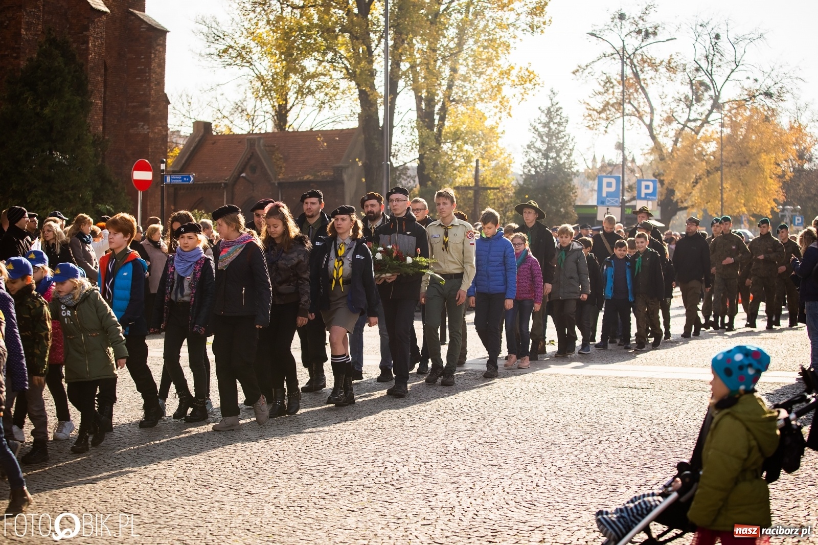 Zdjęcie w galerii na portalu naszraciborz.pl: Święto Niepodległości. Niech żyje Polska, niech żyje Racibórz!  wiadomości z regionu