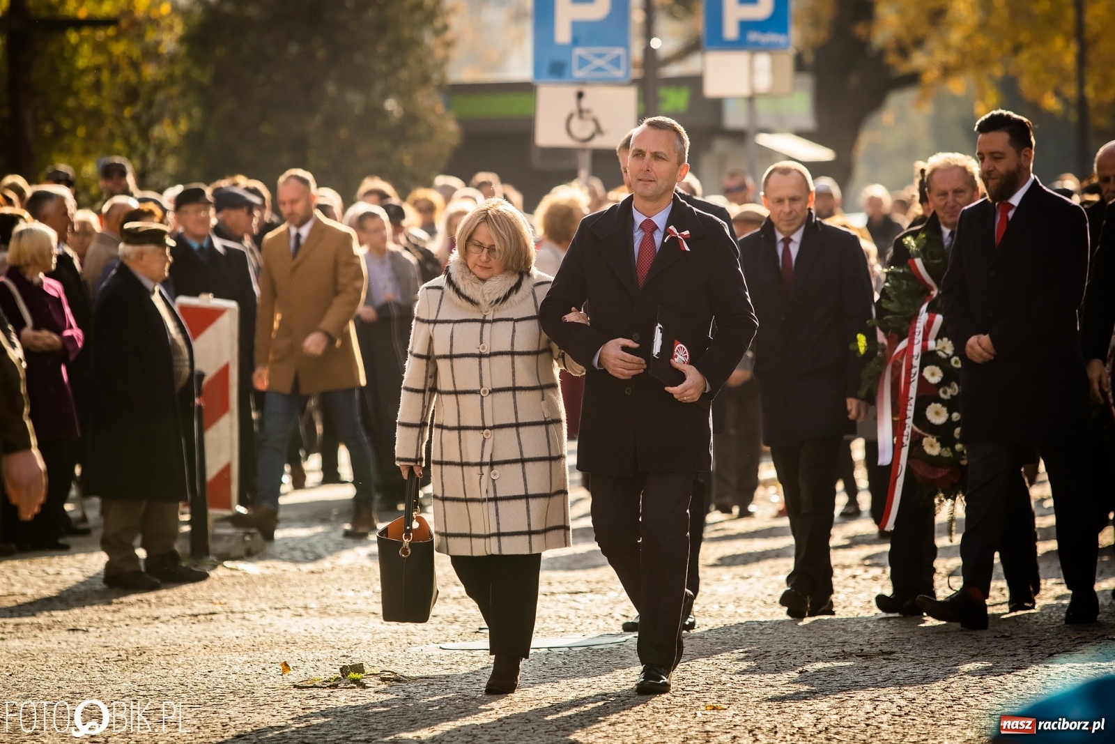 Zdjęcie w galerii na portalu naszraciborz.pl: Święto Niepodległości. Niech żyje Polska, niech żyje Racibórz!  wiadomości z regionu