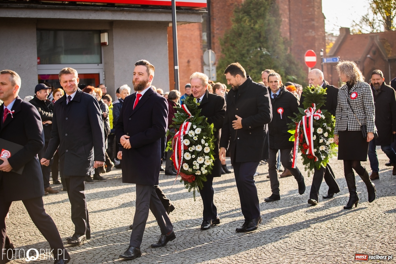 Zdjęcie w galerii na portalu naszraciborz.pl: Święto Niepodległości. Niech żyje Polska, niech żyje Racibórz!  wiadomości z regionu