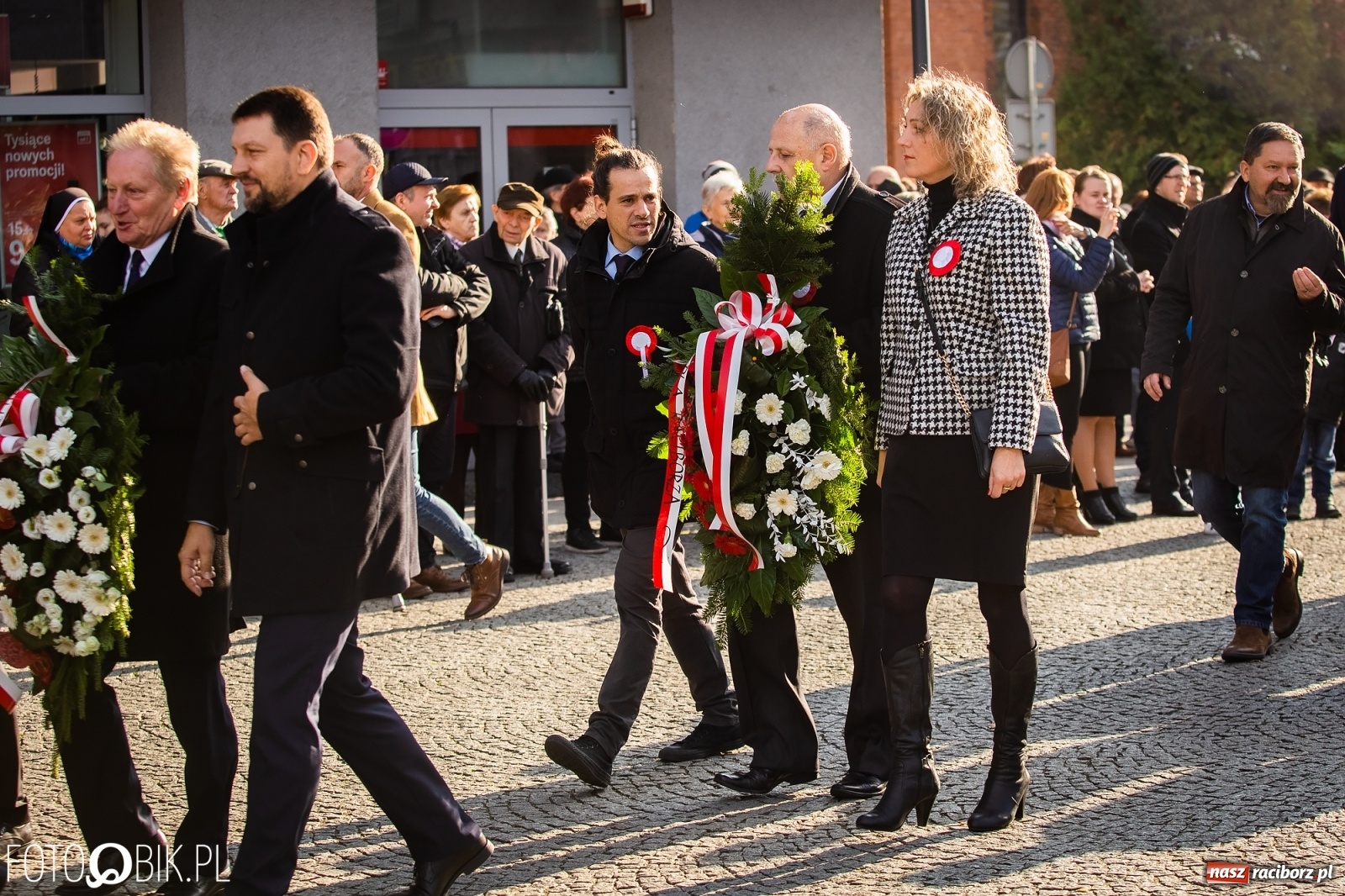 Zdjęcie w galerii na portalu naszraciborz.pl: Święto Niepodległości. Niech żyje Polska, niech żyje Racibórz!  wiadomości z regionu